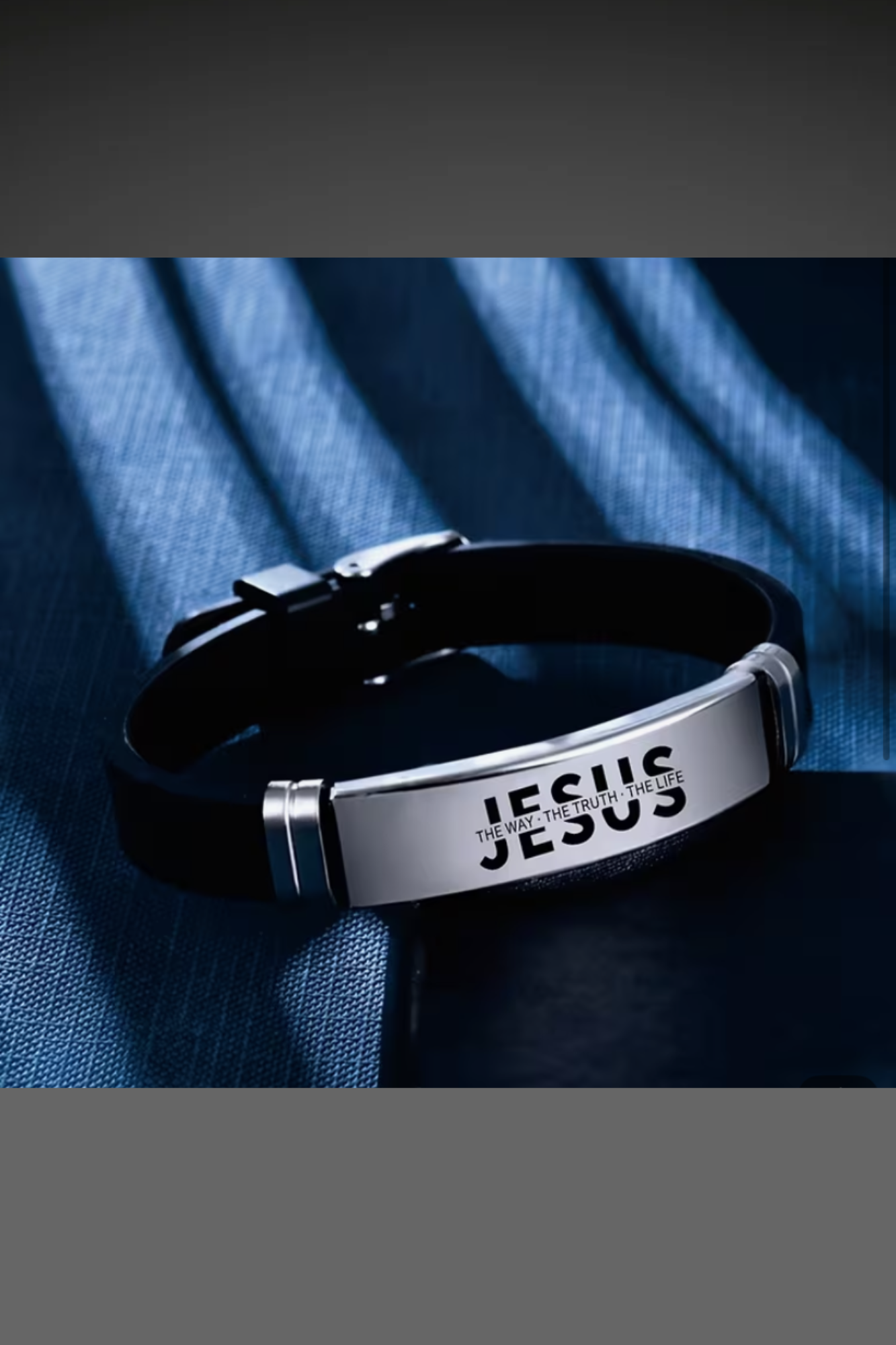 JESUS IS THE WAY BRACELET - FAITH IS A TREASURE