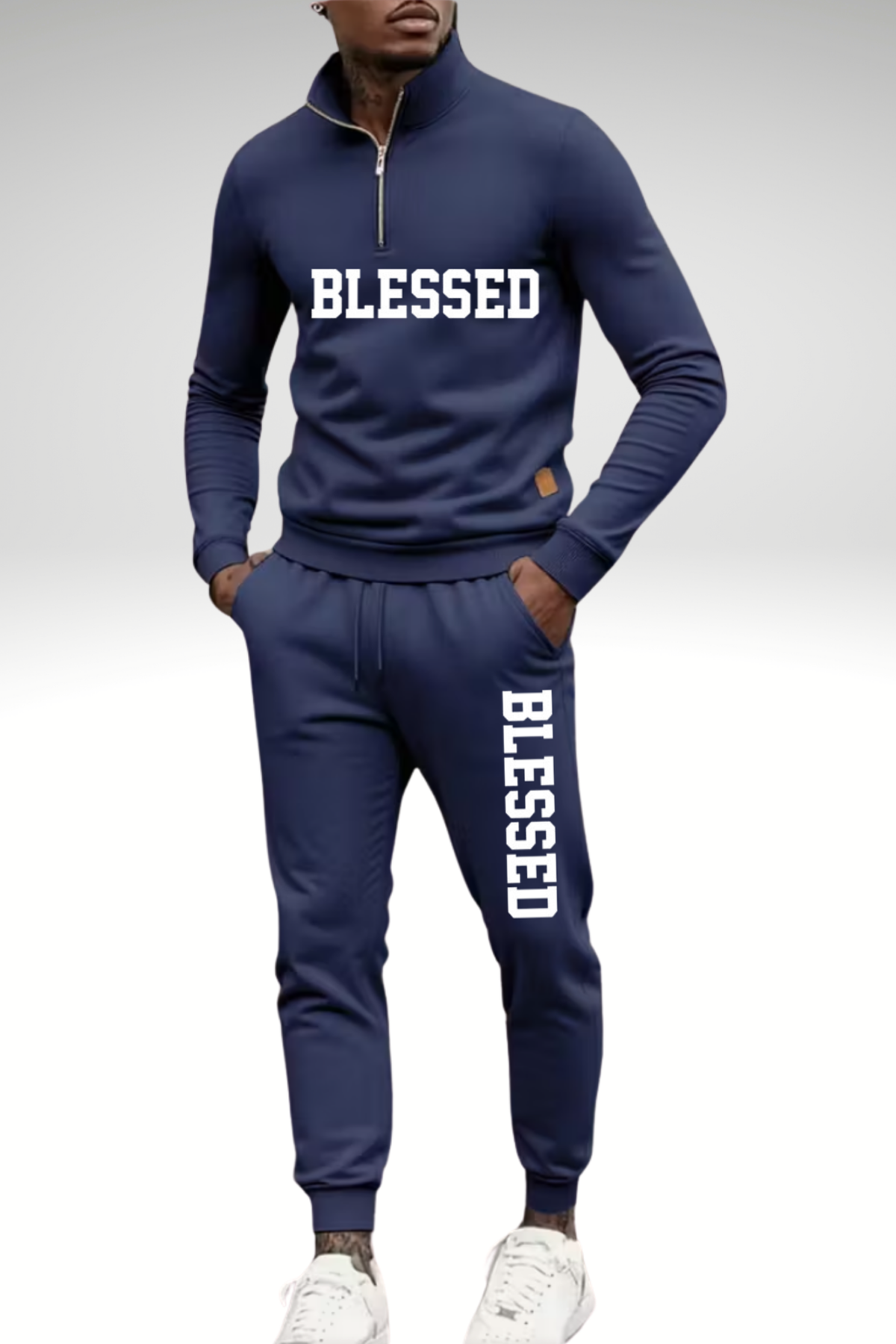BLESSED MENS ZIPPER JERSEYS