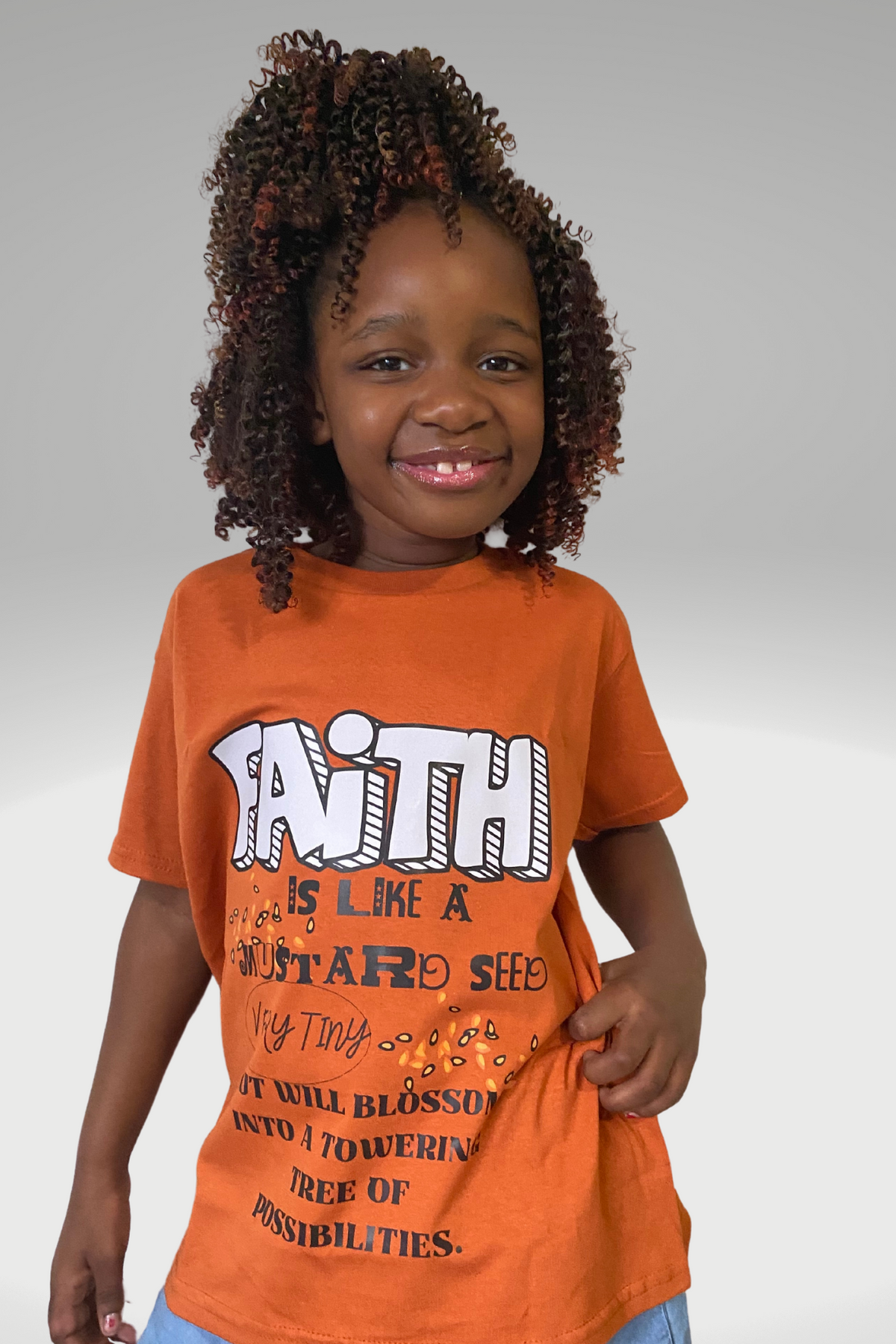 FAITH MUSTARD SEED GIRLS T-SHIRT