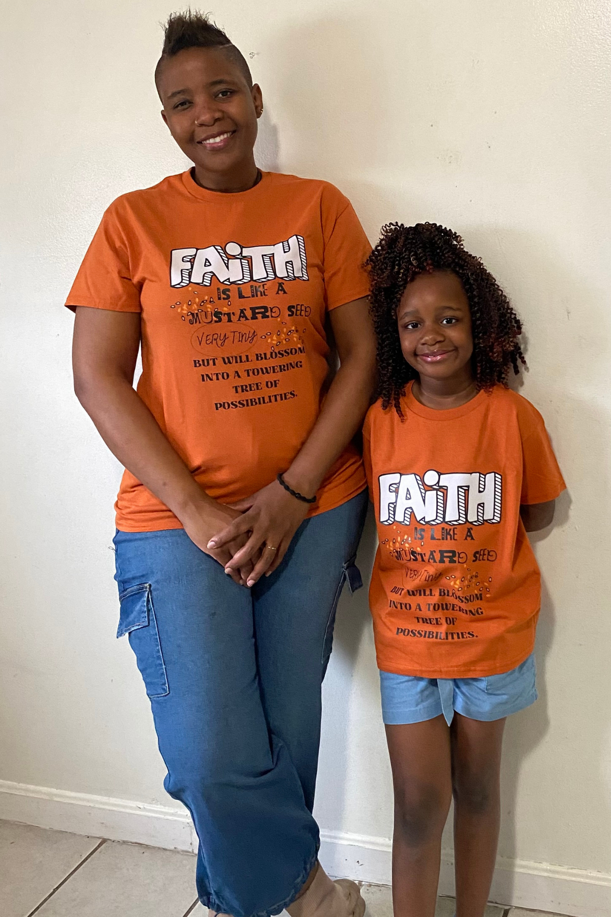 FAITH MUSTARD SEED GIRLS T-SHIRT
