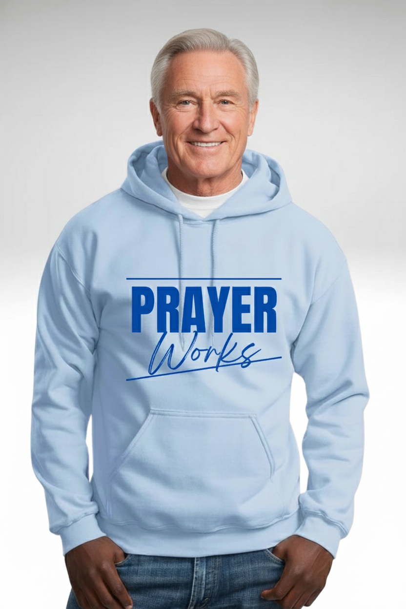 PRAYER WORKS MEN'S HOODIE