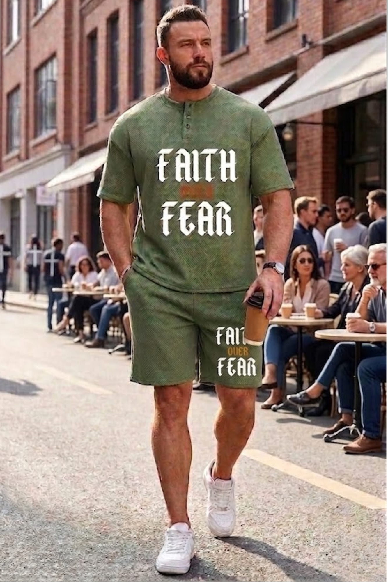 FAITH OVER FEAR SHORT SETS