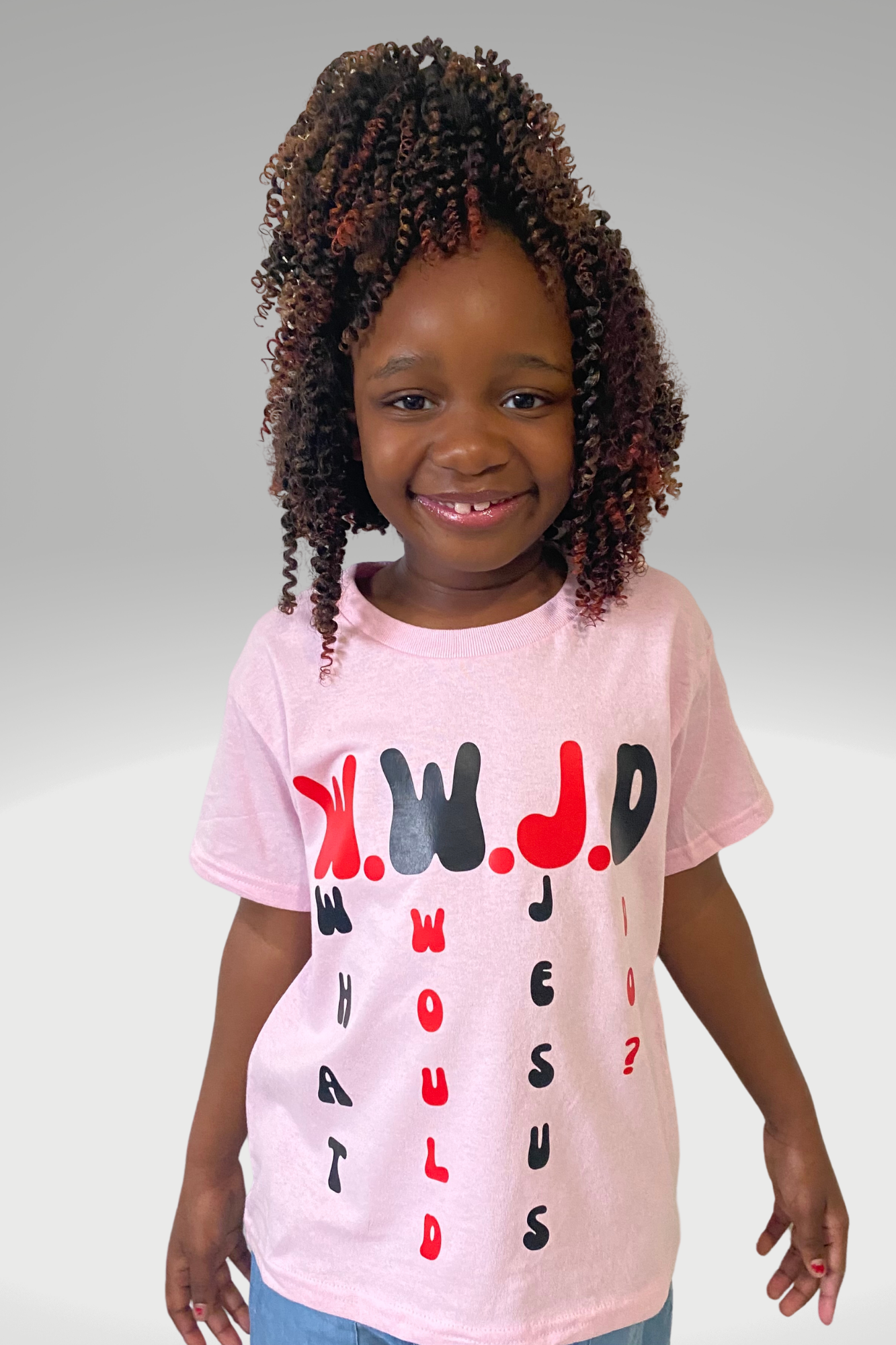 W.W.J.D GIRLS T-SHIRT