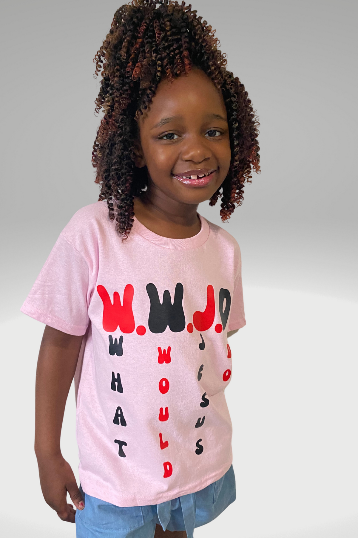 W.W.J.D GIRLS T-SHIRT
