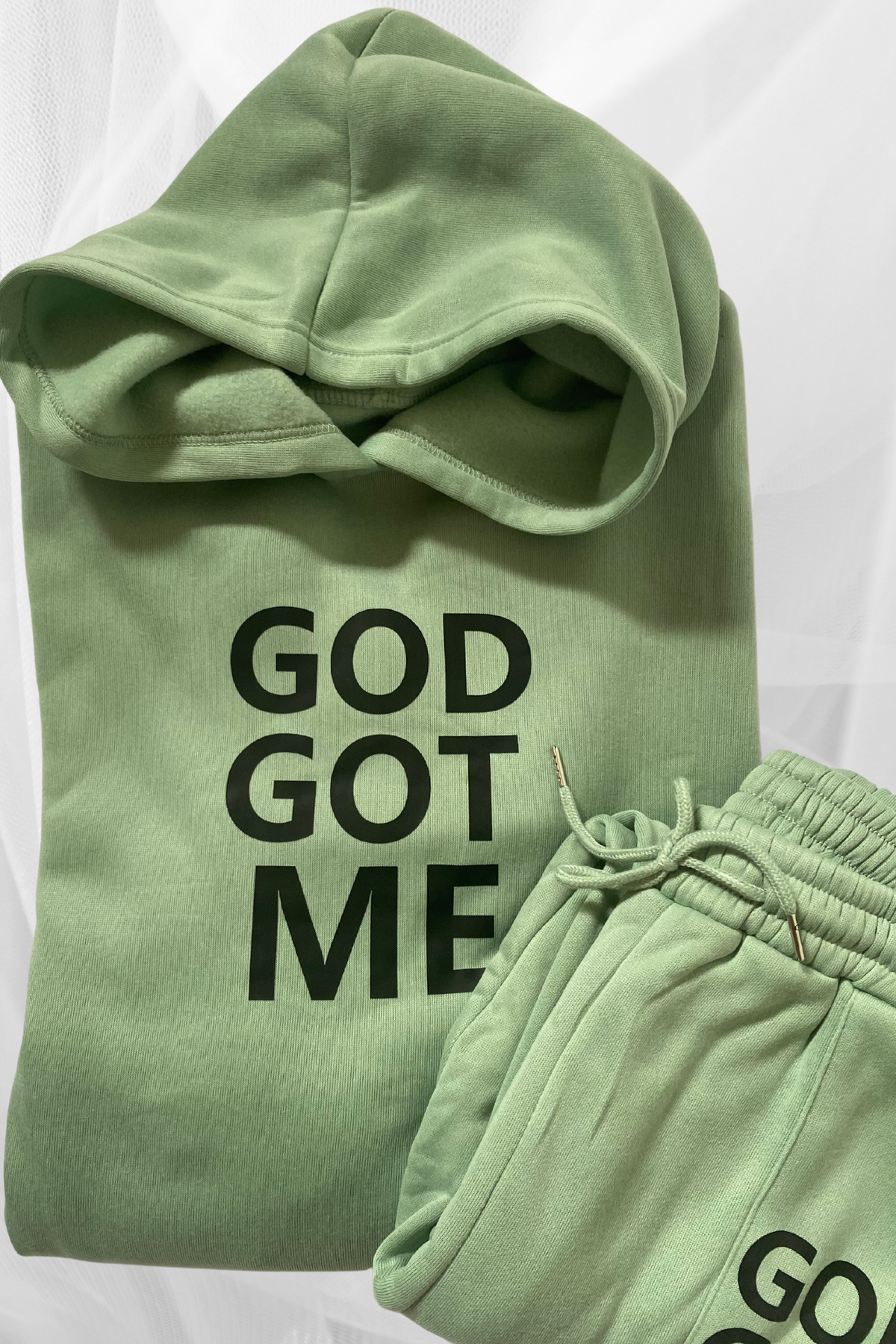 GOD GOT ME 2 PIECE JOGGERS SET