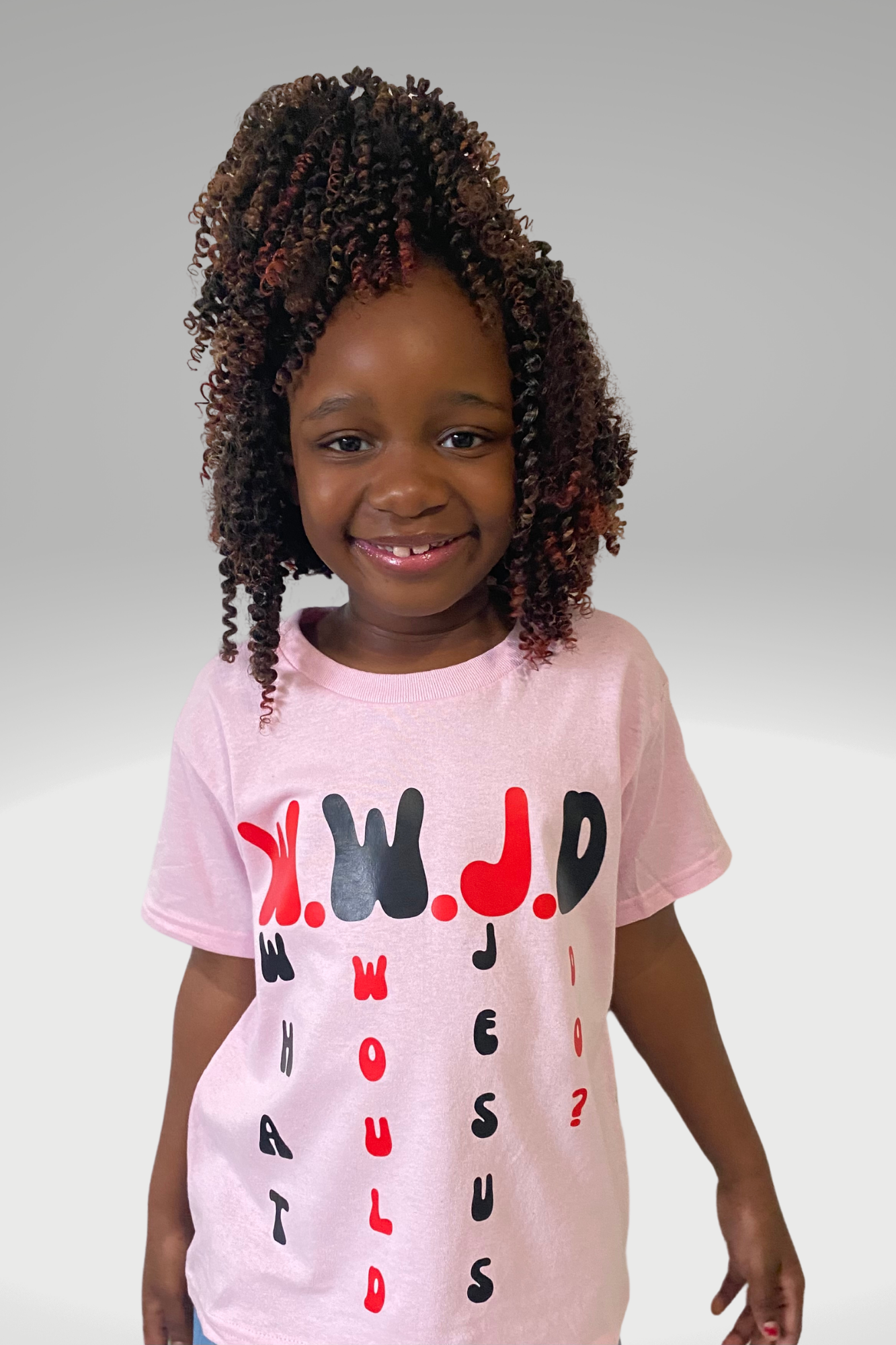 W.W.J.D GIRLS T-SHIRT
