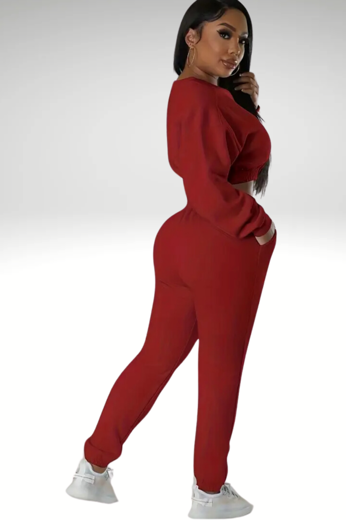 GALATIANS 2:20 CROP JOGGERS SET