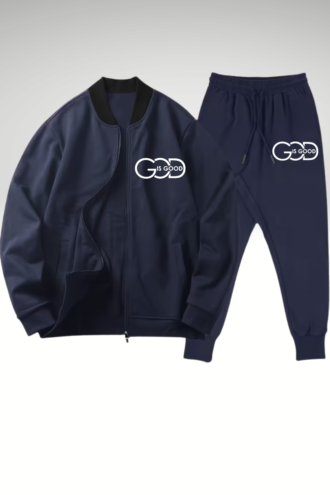 GOD IS GOOD 2-PIECE ZIPPER SET