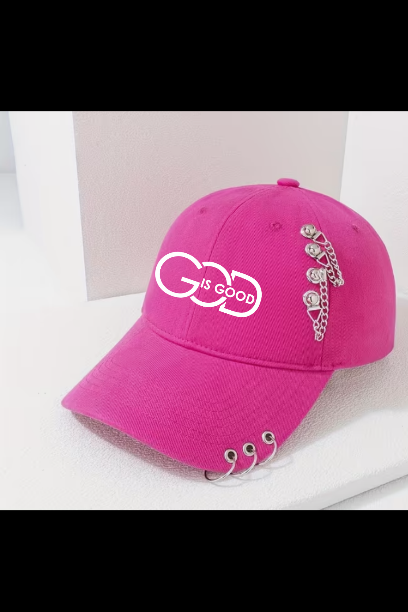 GOD IS GOOD CHAIN HAT