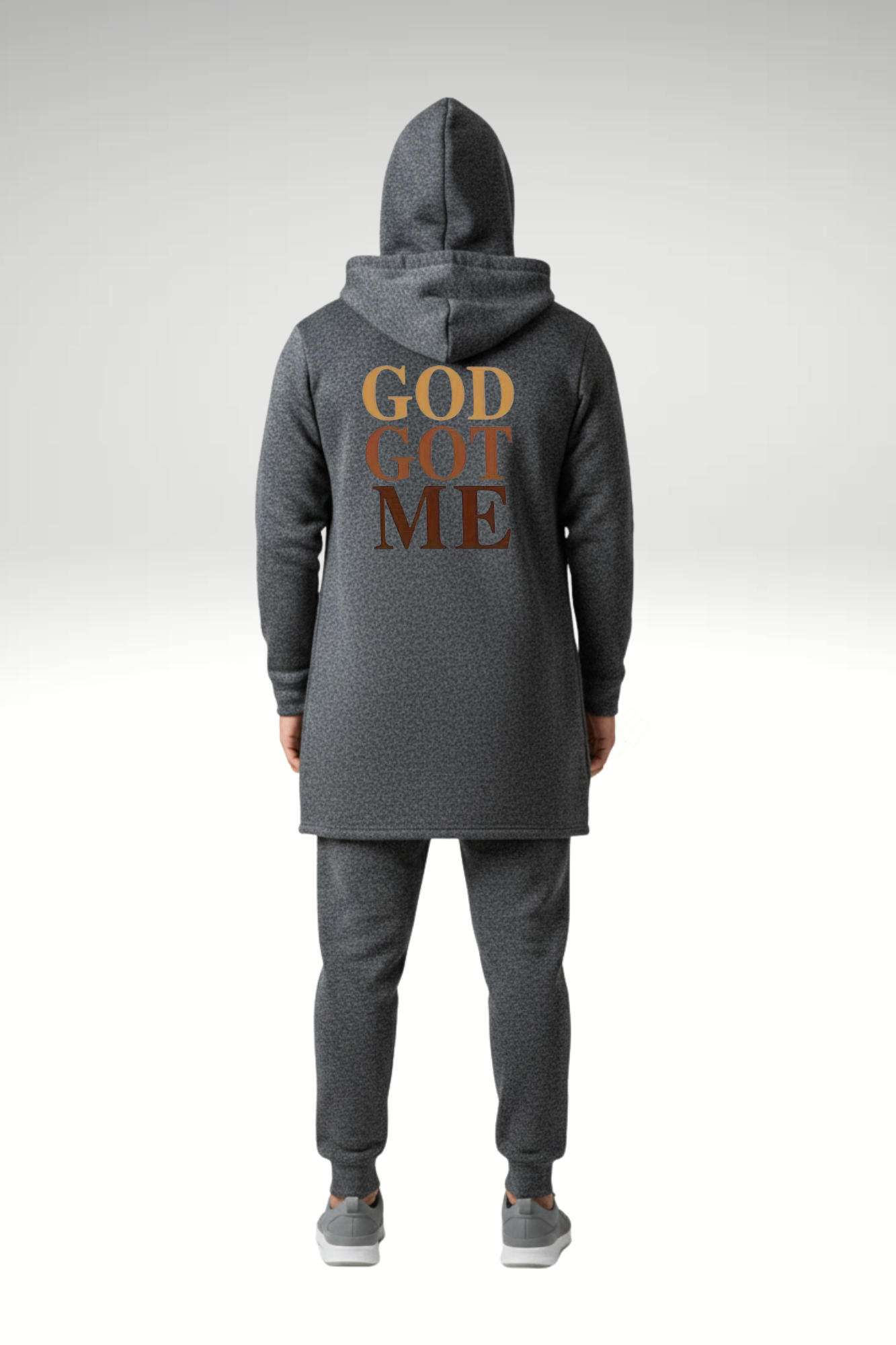 GOD GOT ME ZIPPER HOODIE SETS