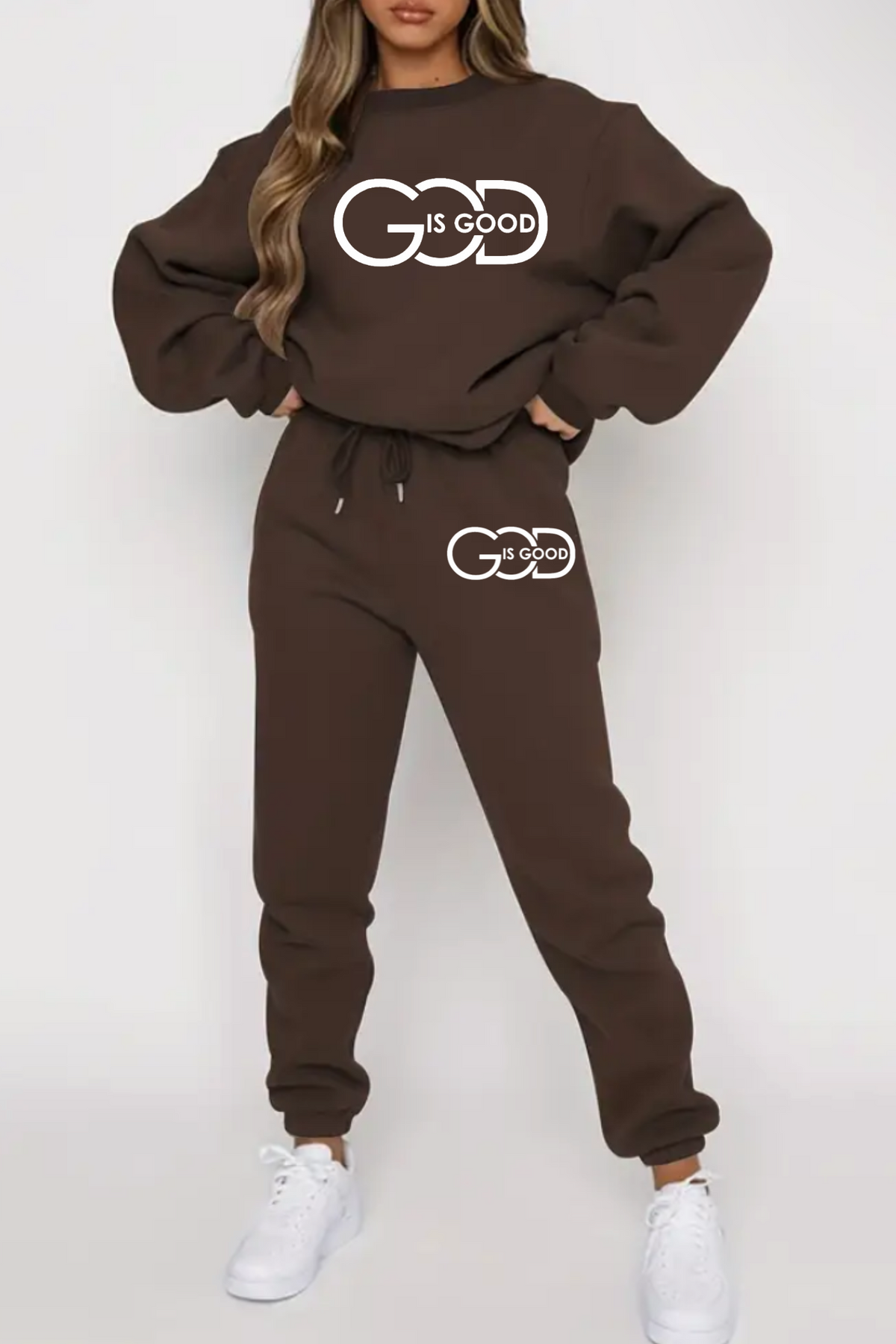 GOD IS GOOD SWEATSHIRT SET