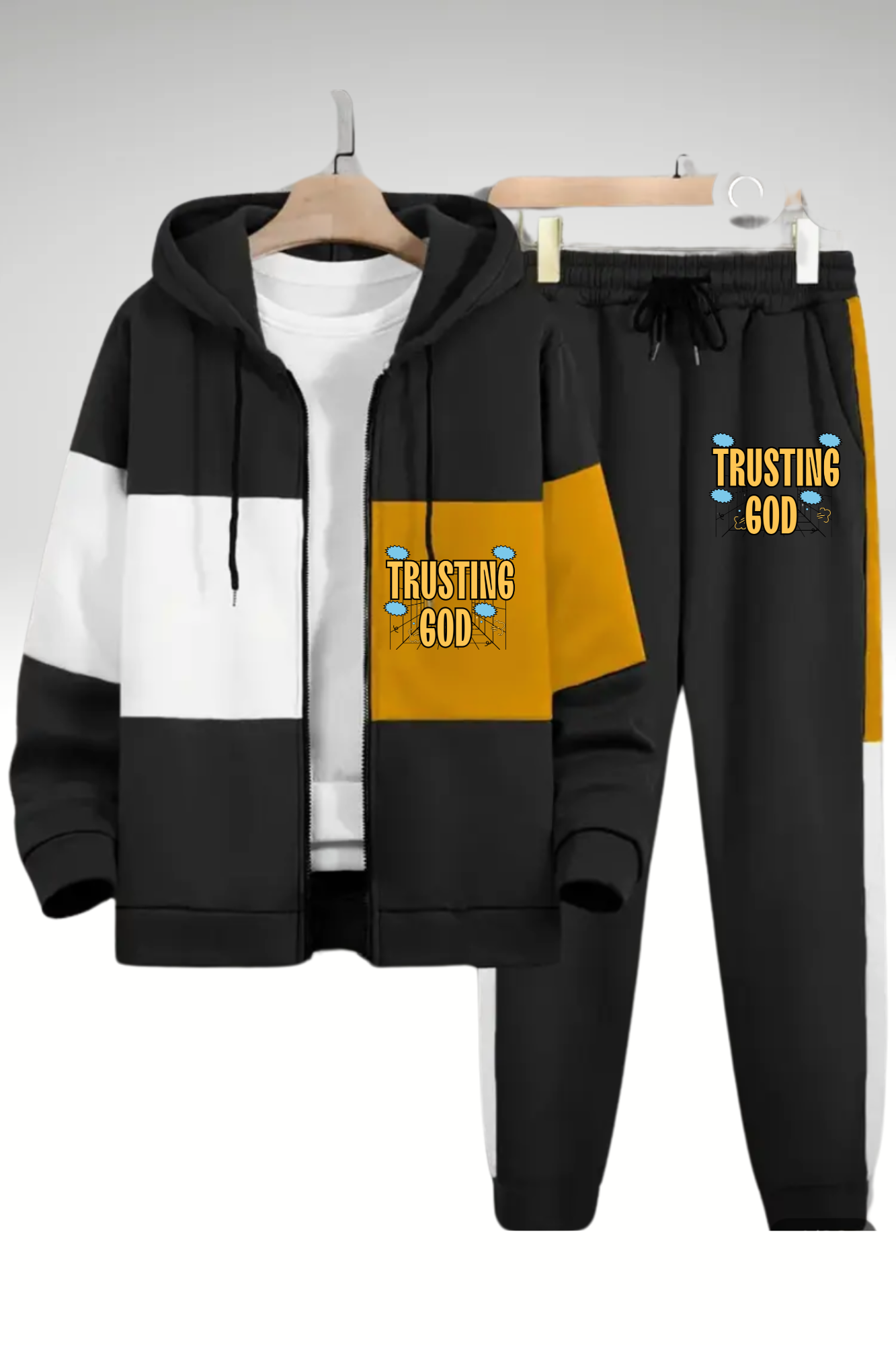 TRUSTING GOD JOGGERS SET