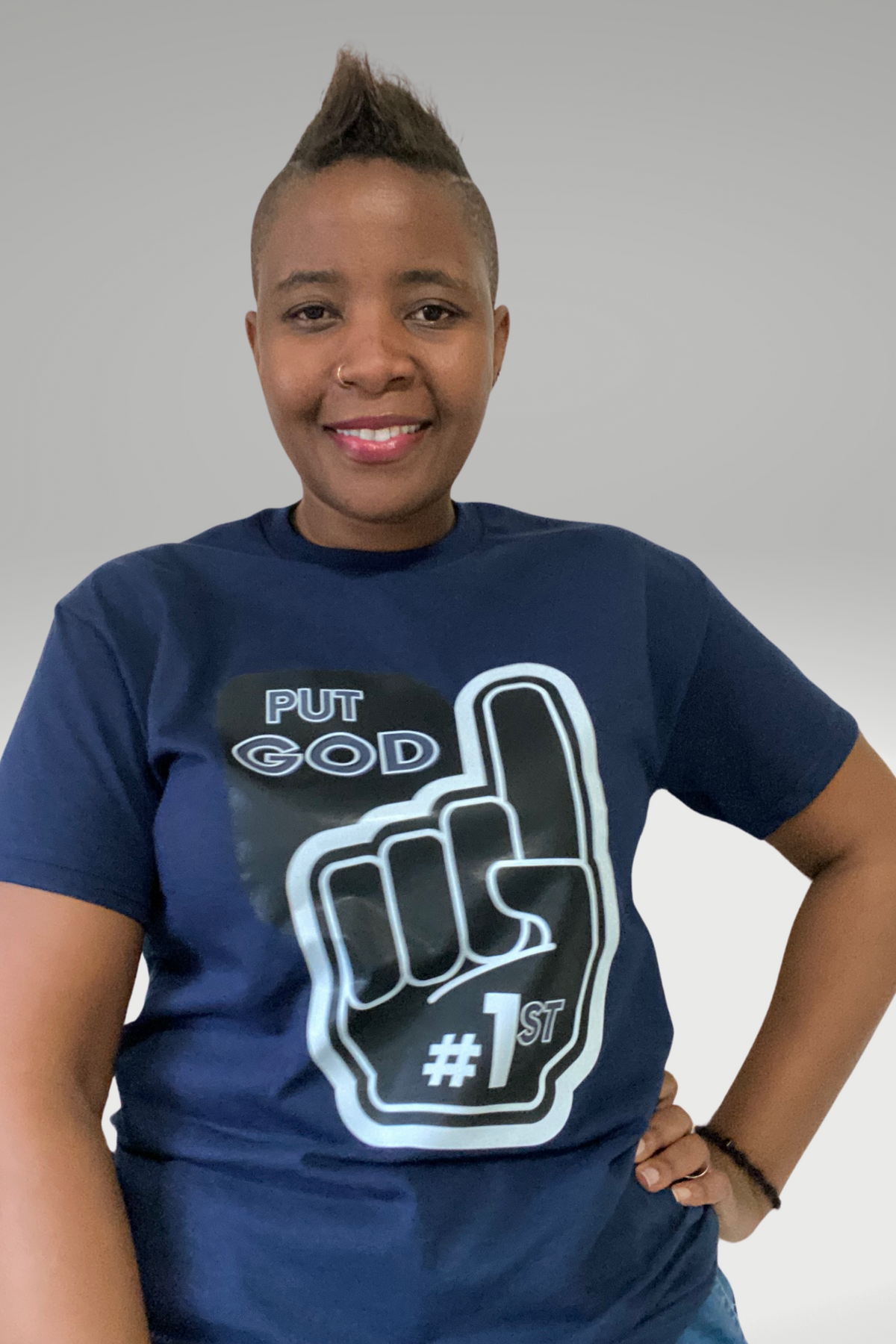 PUT GOD FIRST ADULTS UNISEX T-SHIRT