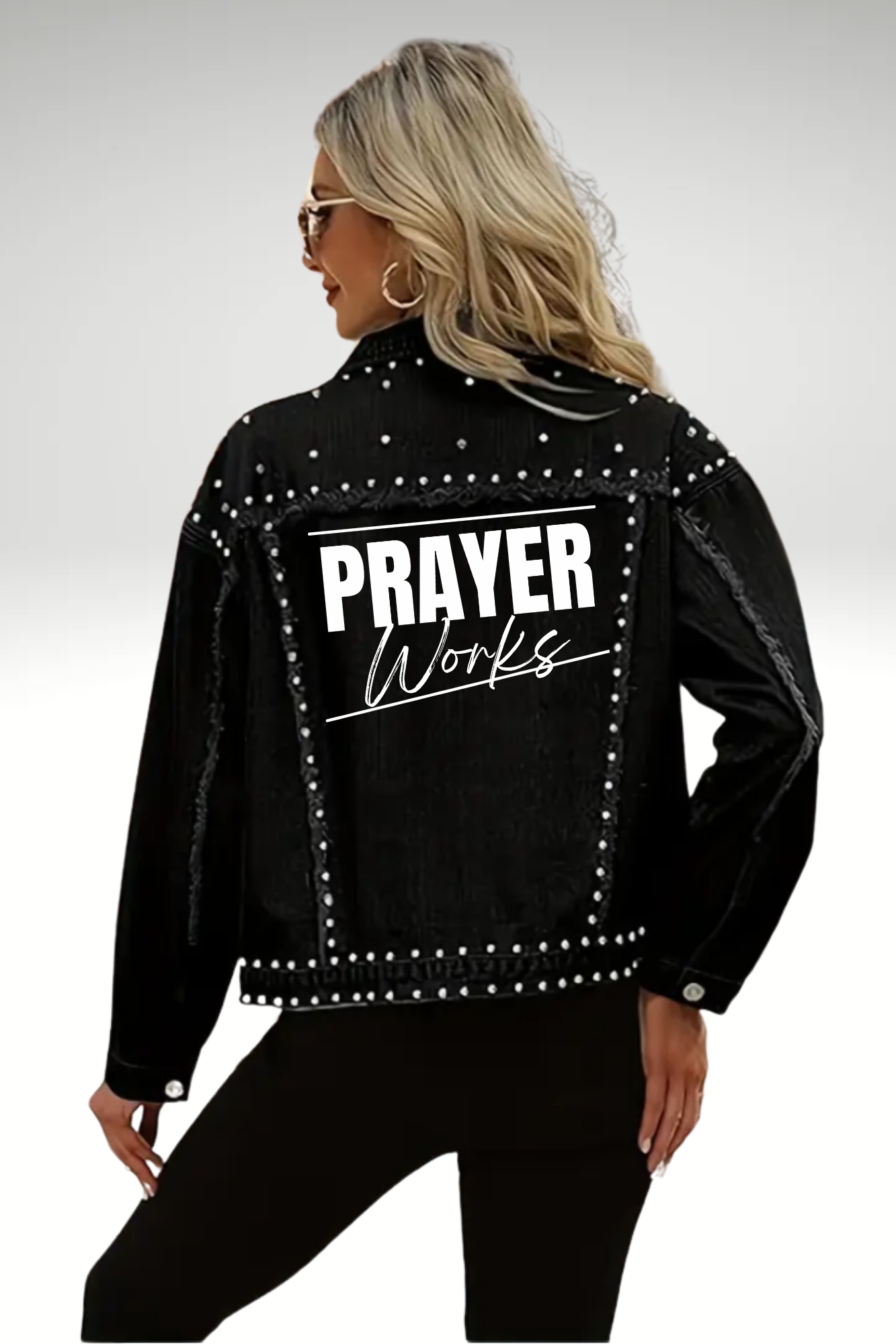 PRAYER WORKS STUD DENIM JACKET