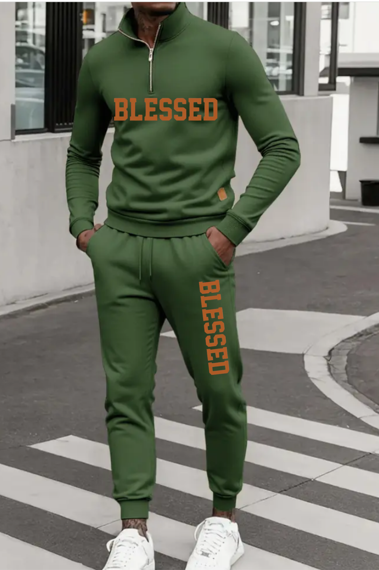 BLESSED MENS ZIPPER JERSEYS