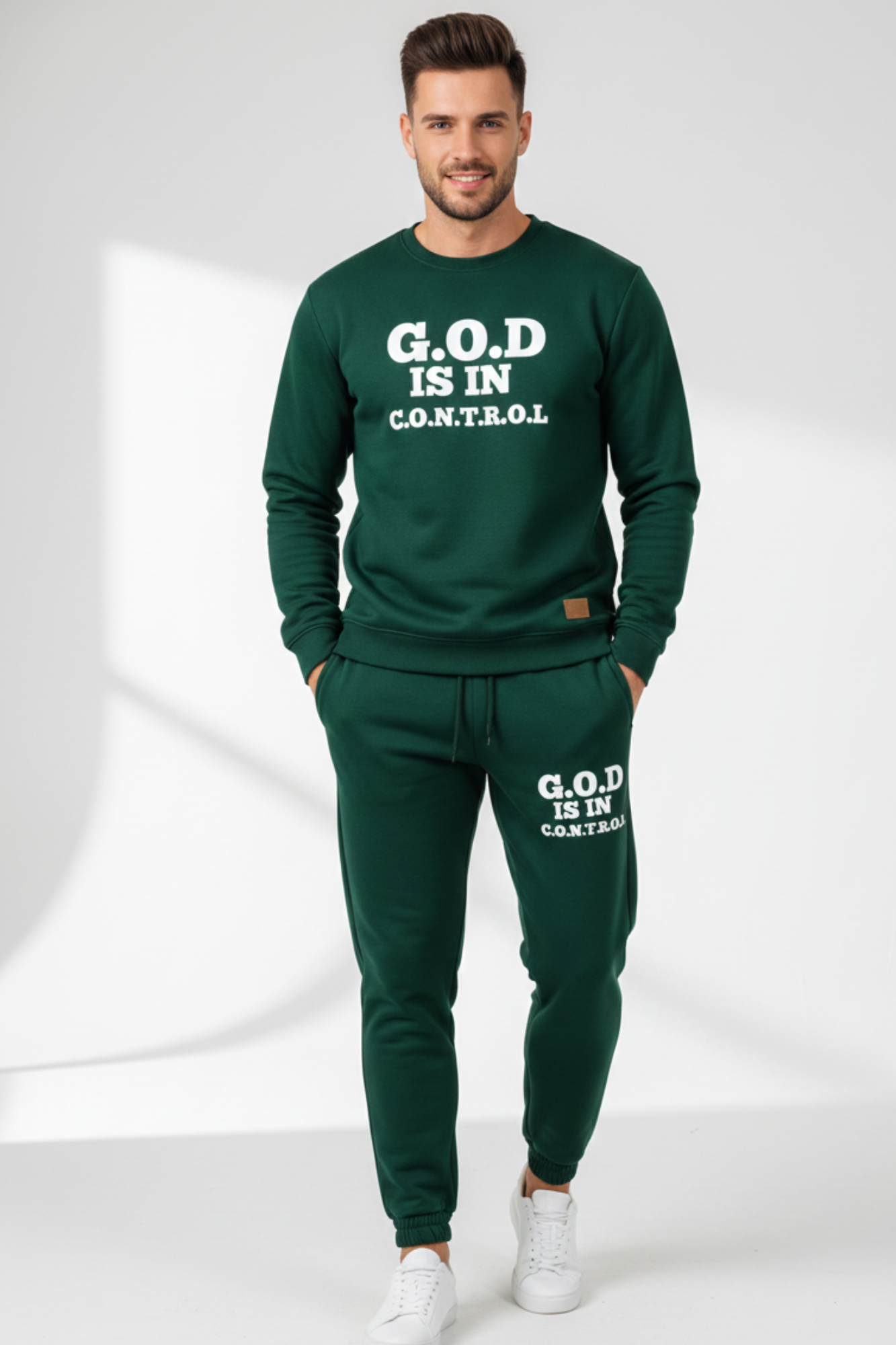 GOD IS IN CONTROL MENS SETS