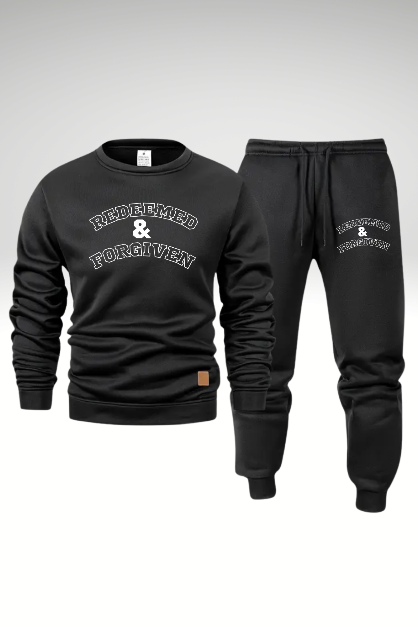 REDEEMED AND FORGIVEN SWEATSHIRT SETS