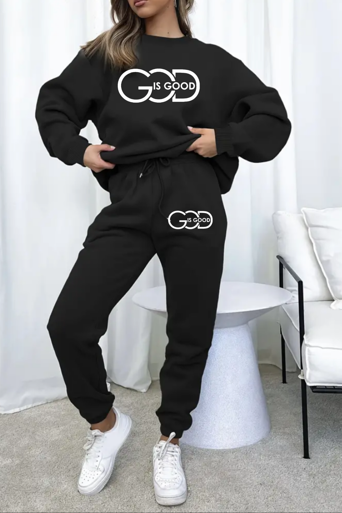 GOD IS GOOD SWEATSHIRT SET