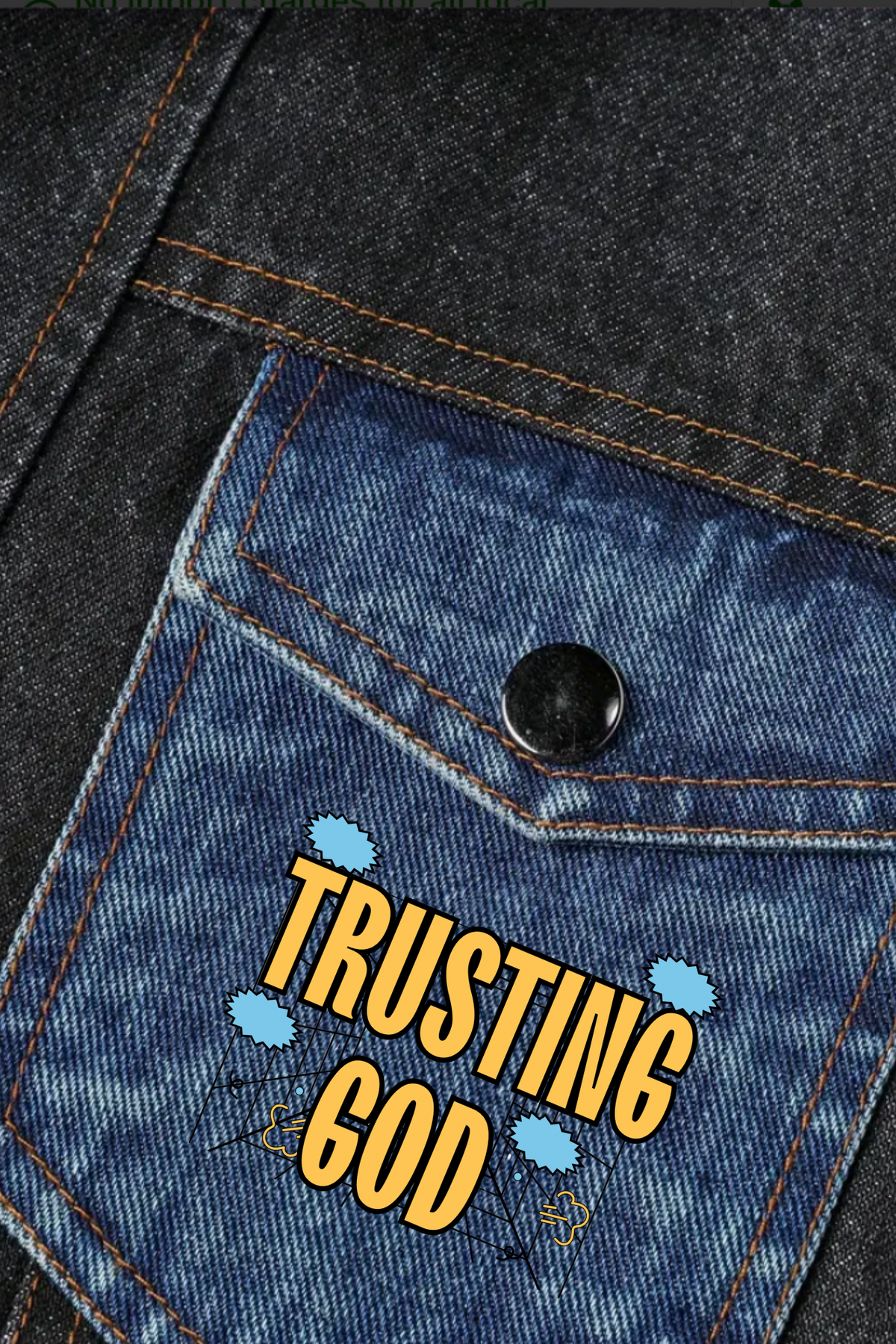 TRUSTING GOD BIKER JACKET