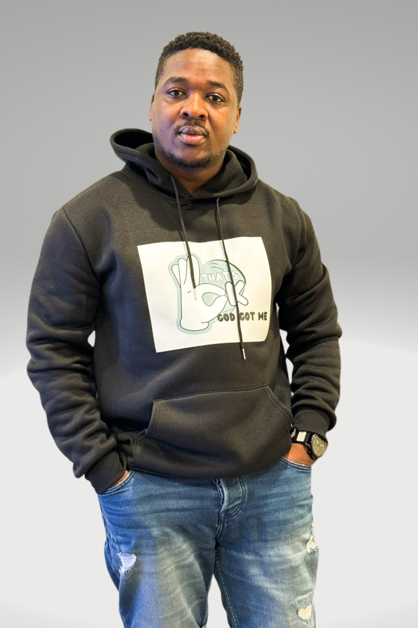 THAT'S OK GOD GOT ME HOODIE