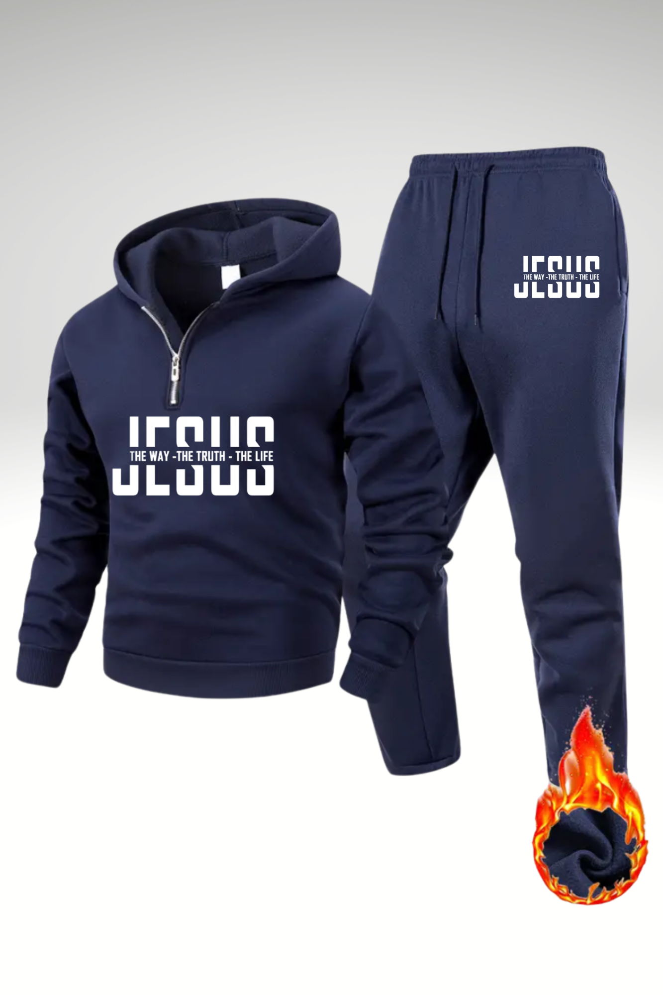 JESUS IS THE WAY HOODIE SET