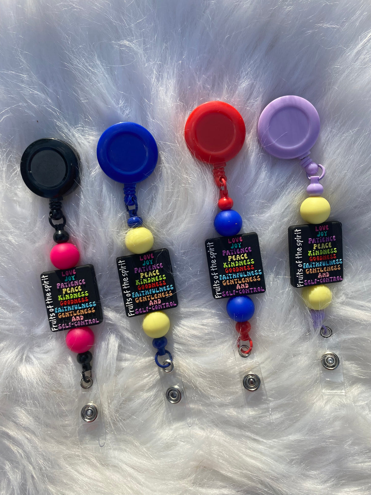FRUITS OF THE SPIRIT BADGE CLIPS