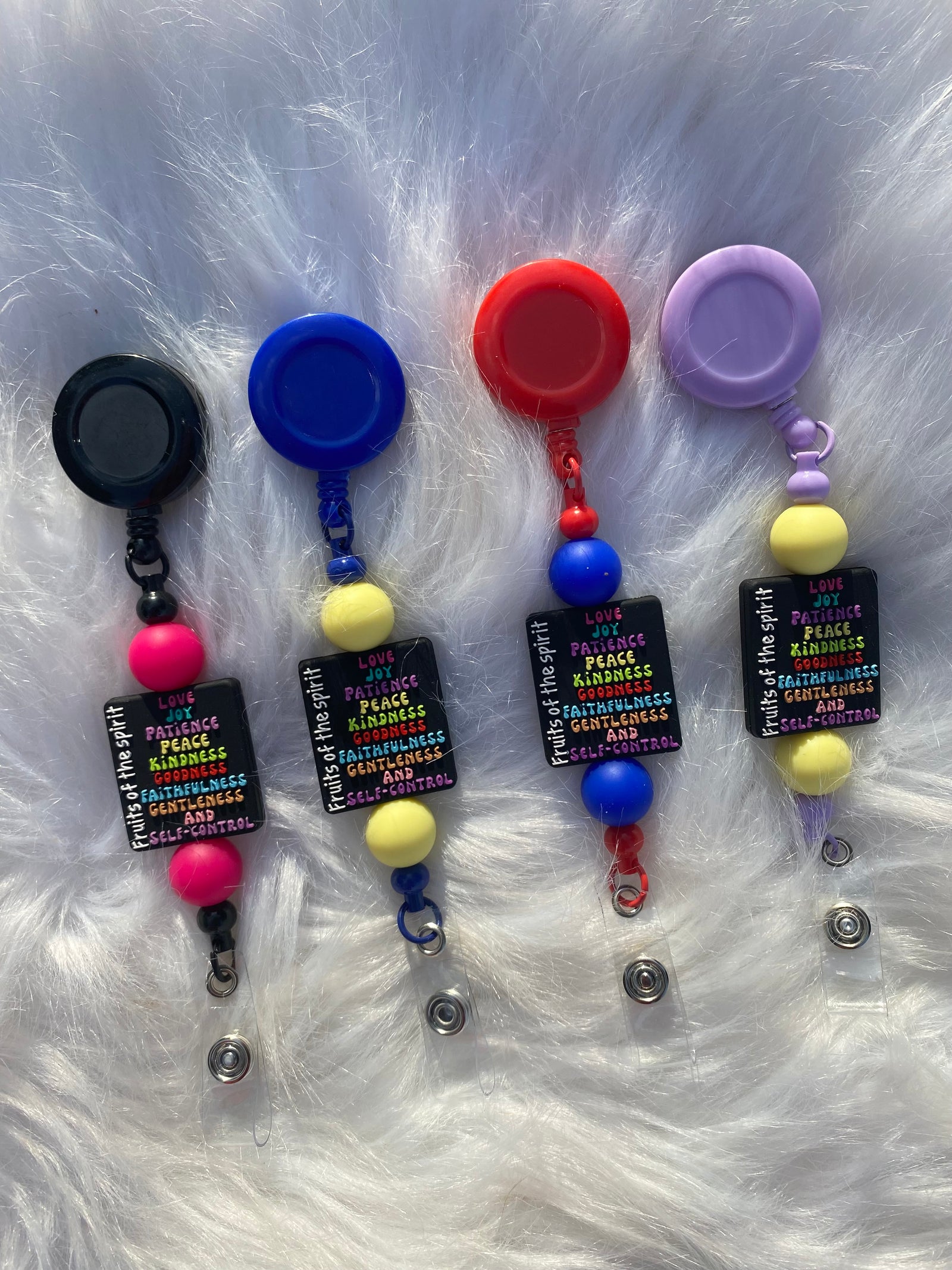 FRUITS OF THE SPIRIT BADGE CLIPS