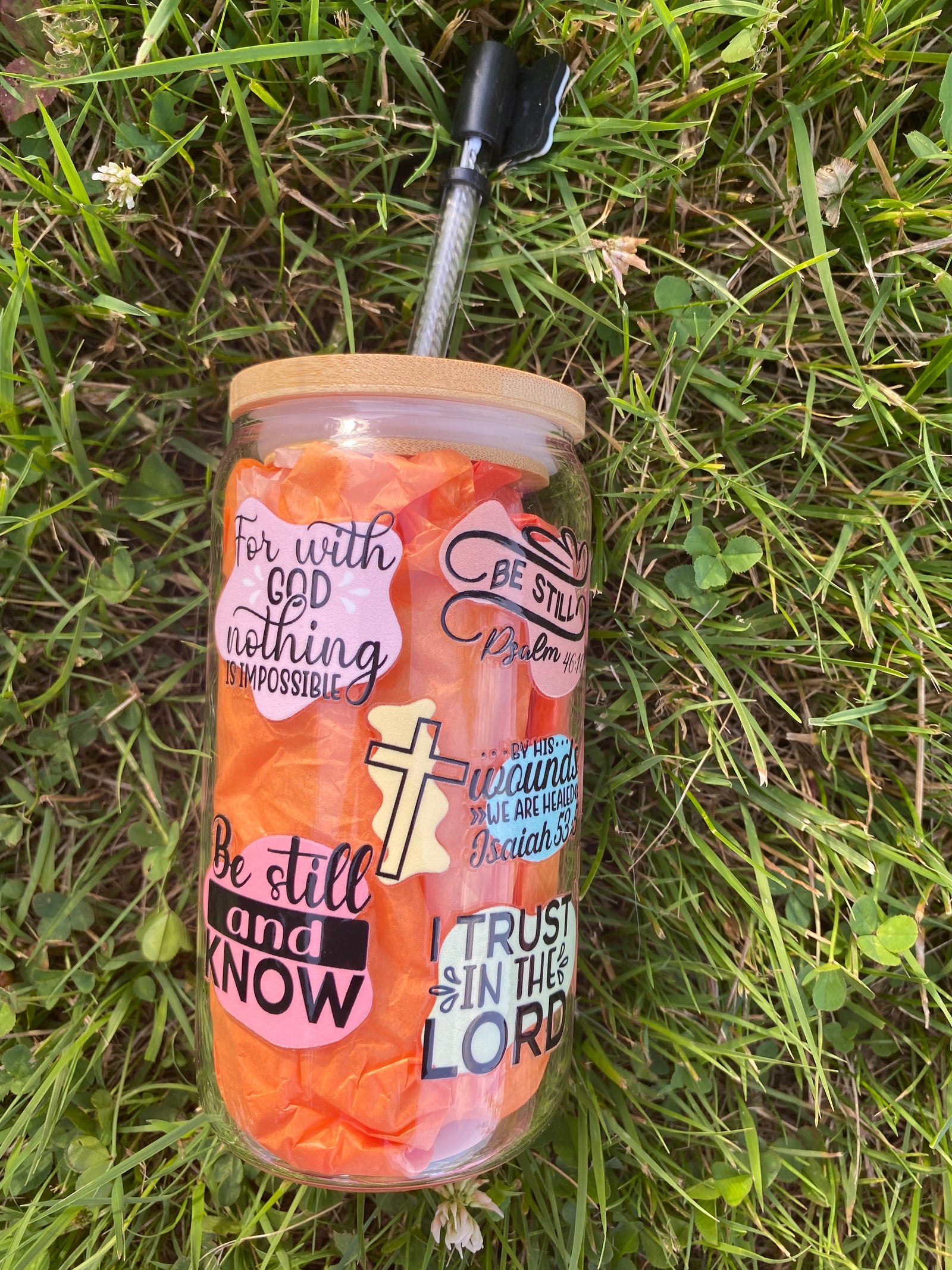 AFFIRMATIONS GLASS JAR