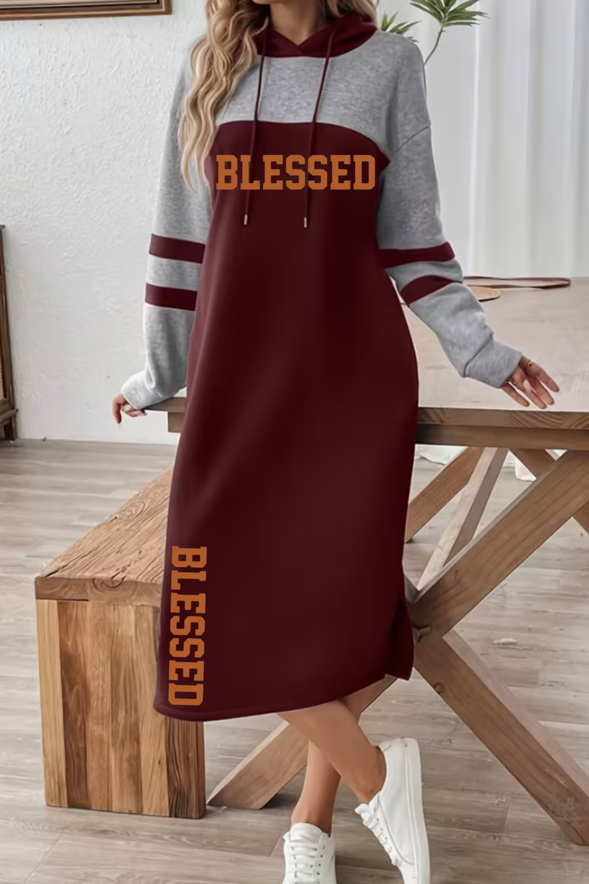 BLESSED HOODIE DRESS