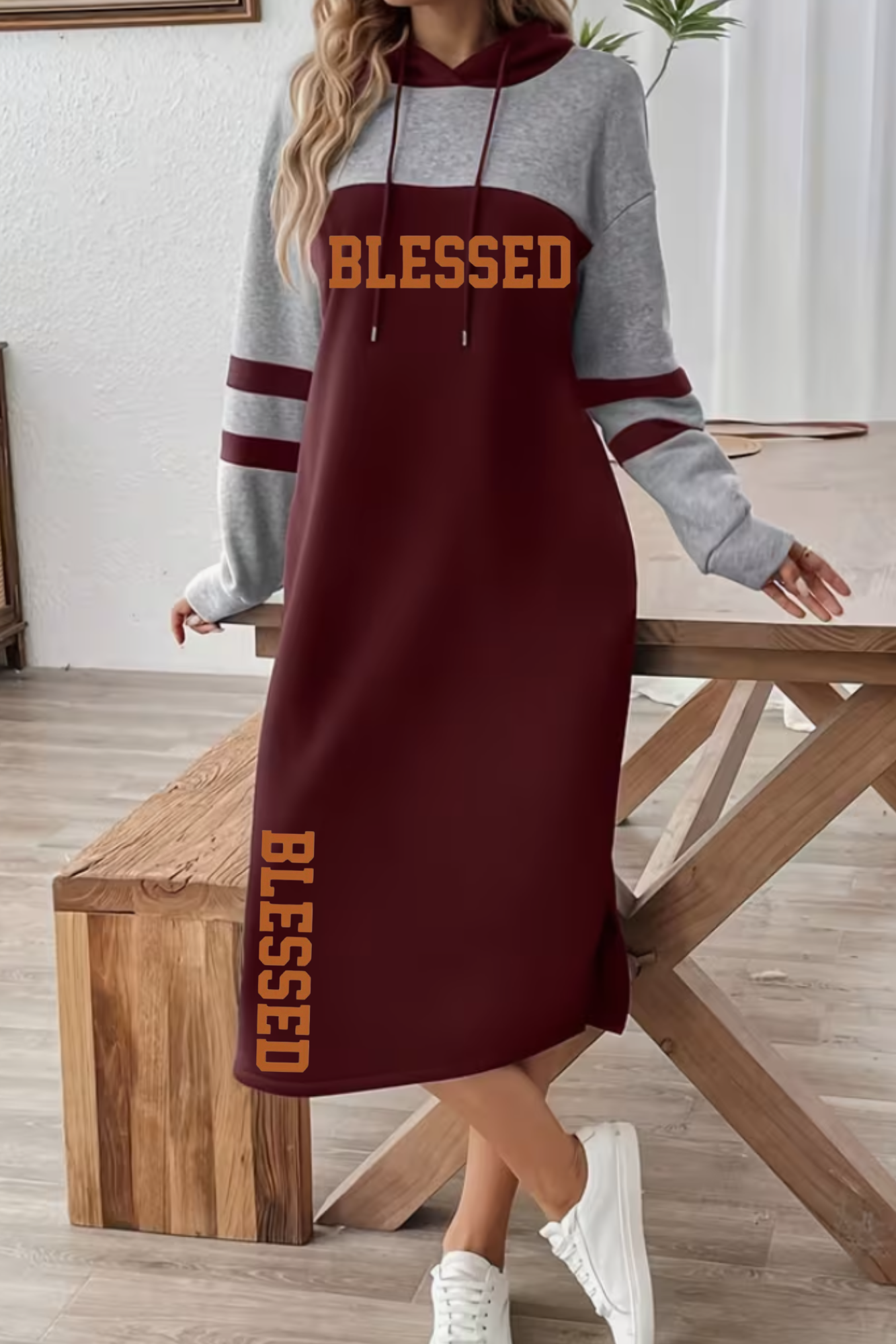 BLESSED HOODIE DRESS