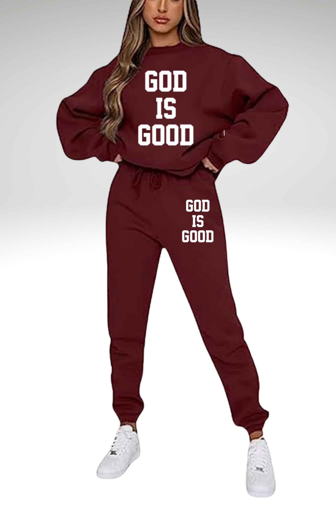 GOD IS GOOD SWEATSHIRT SET