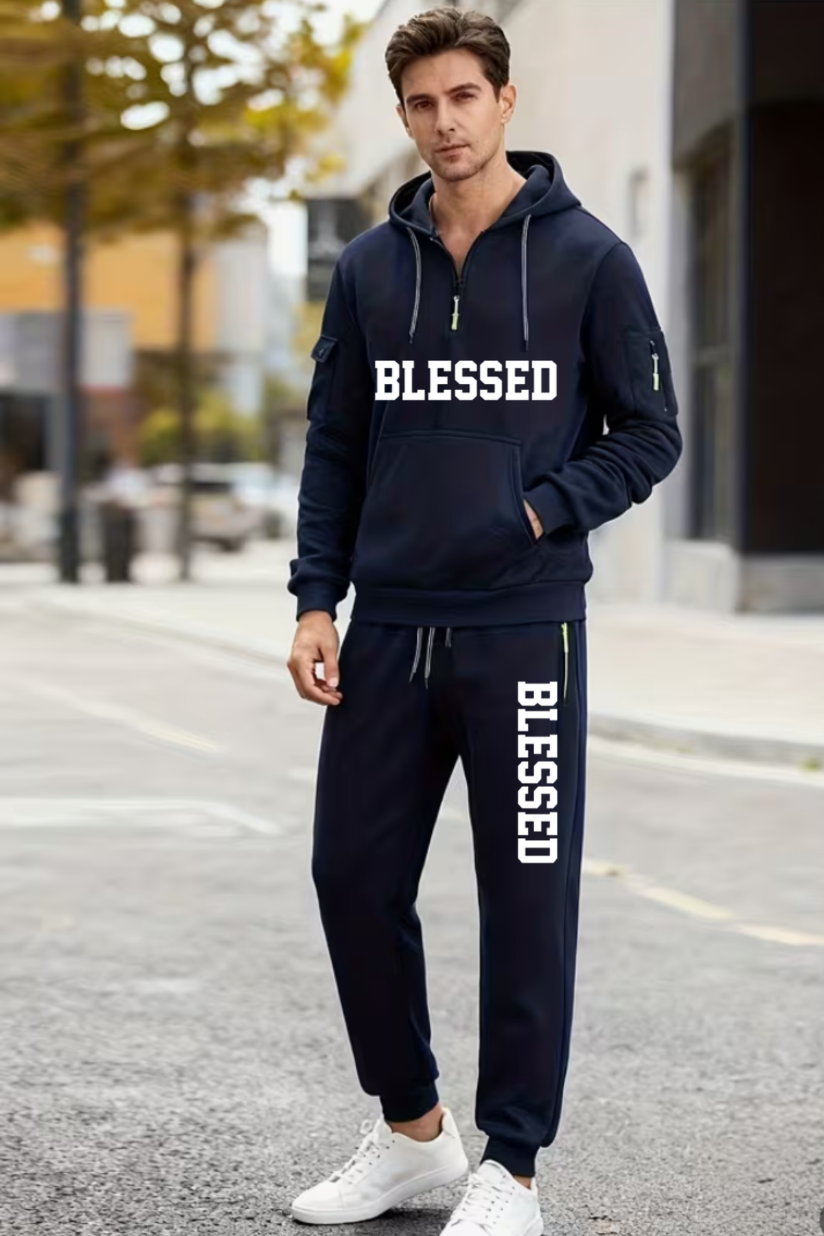 BLESSED HOODIE TRACKSUIT SETS