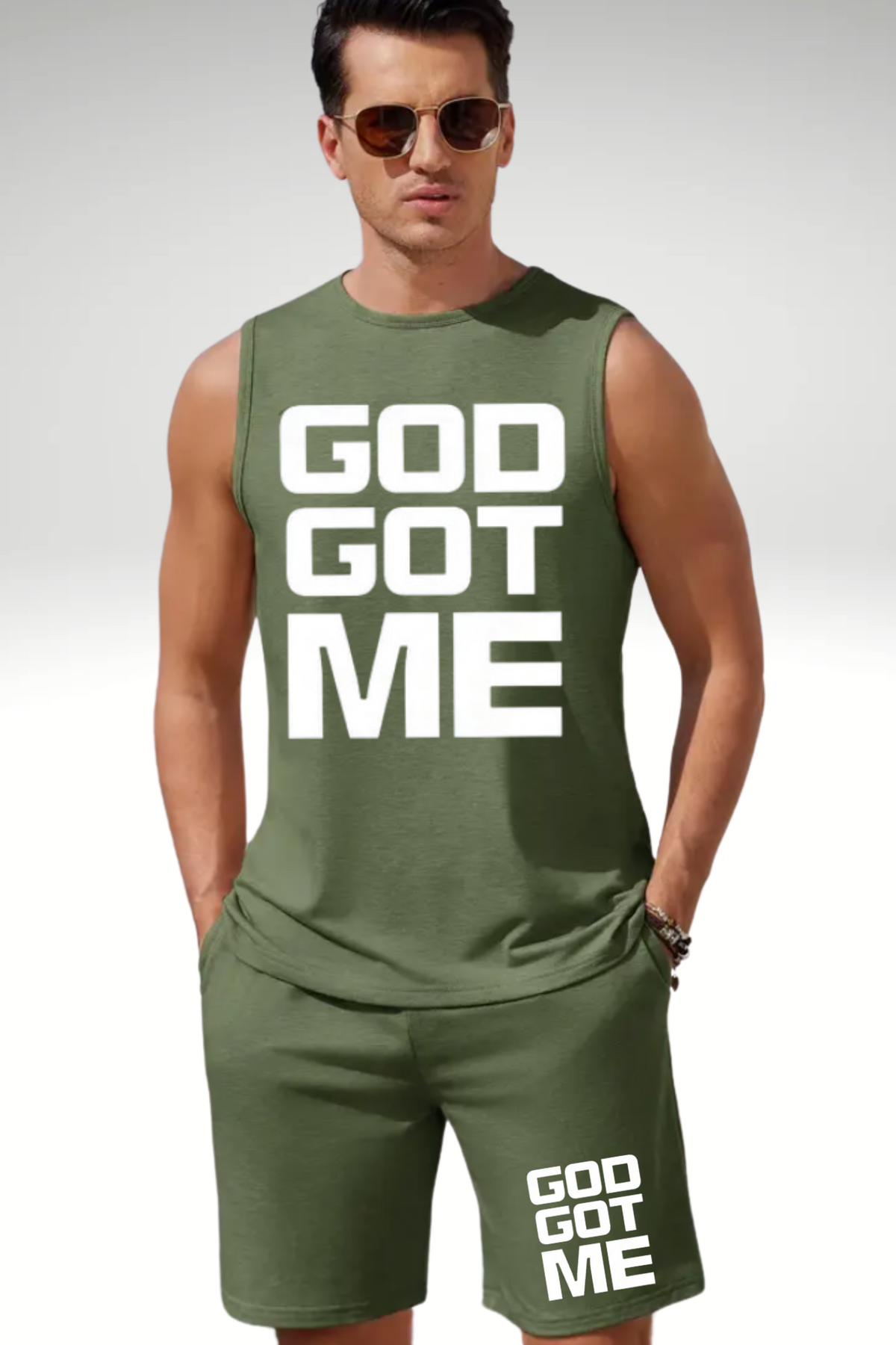 GOD GOT ME SHORT SLEEVE SETS