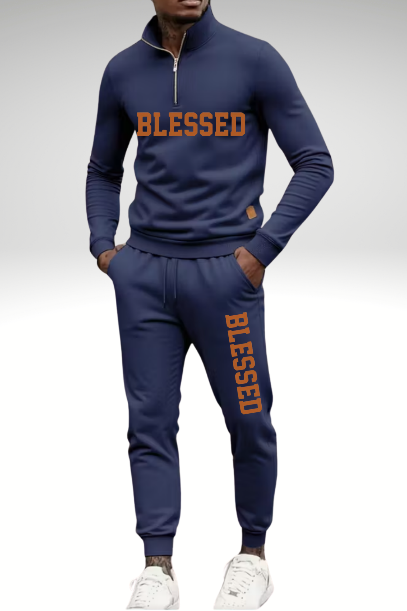 BLESSED MENS ZIPPER JERSEYS