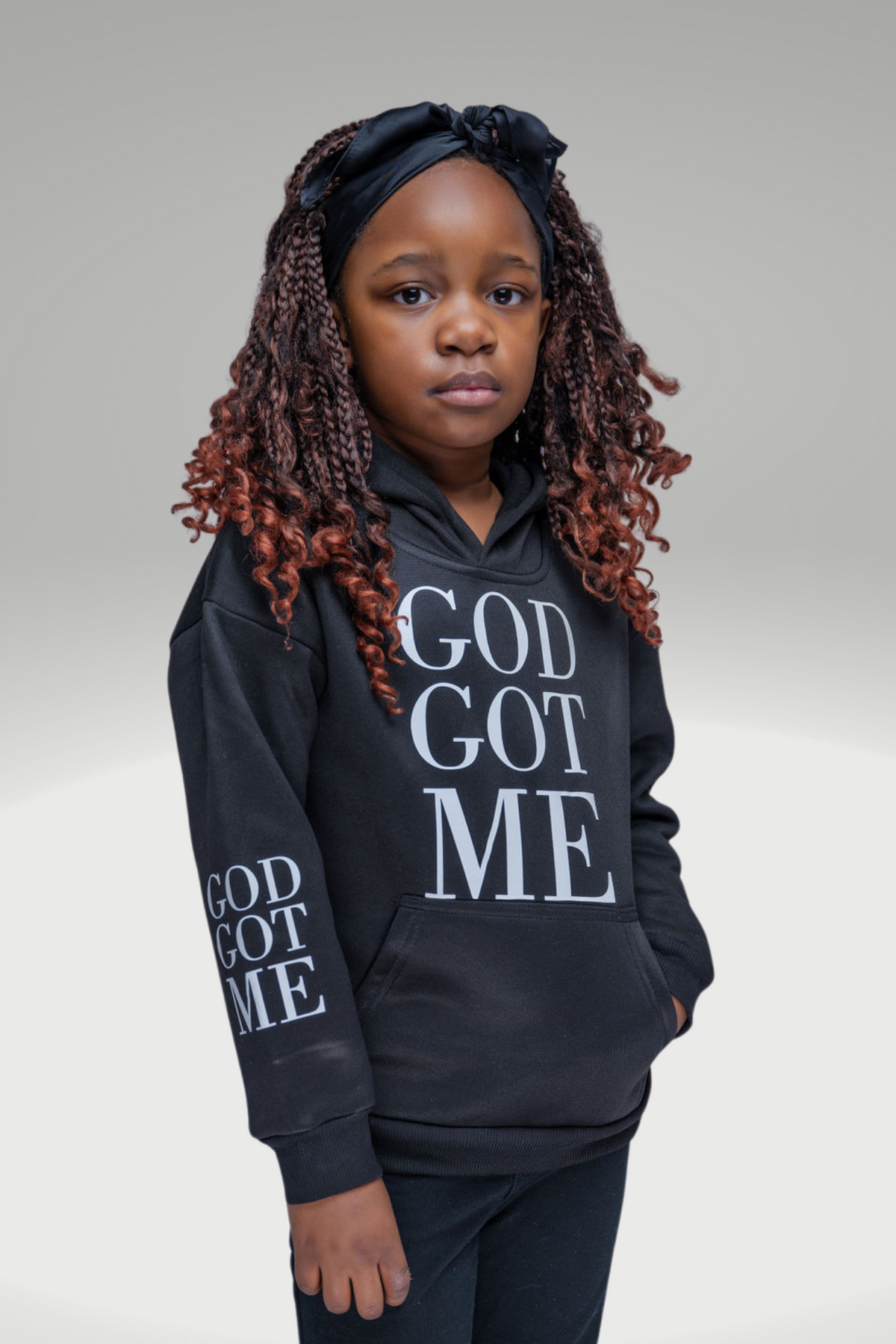 GOD GOT ME BOYS HOODIE