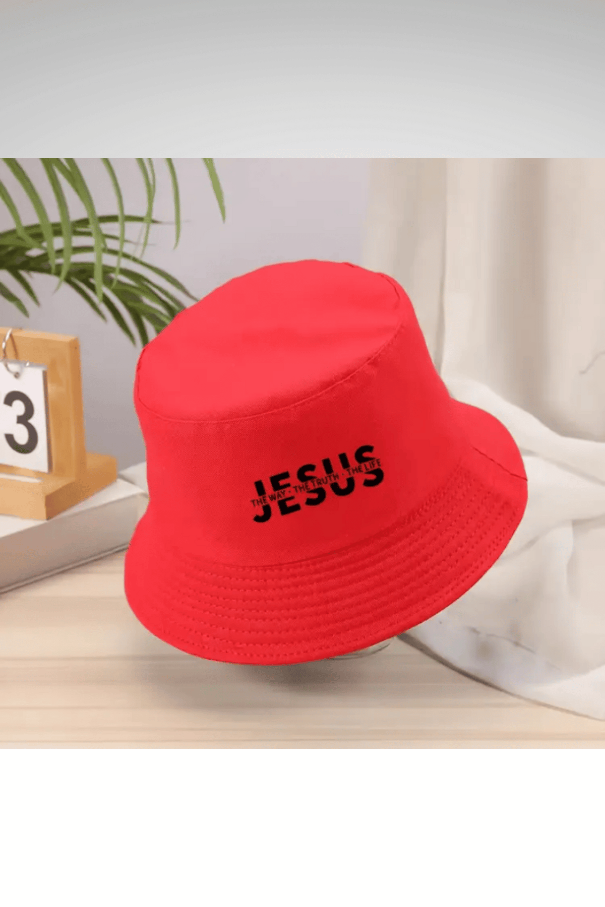 JESUS IS THE WAY MEN’S FAITH BUCKET HAT
