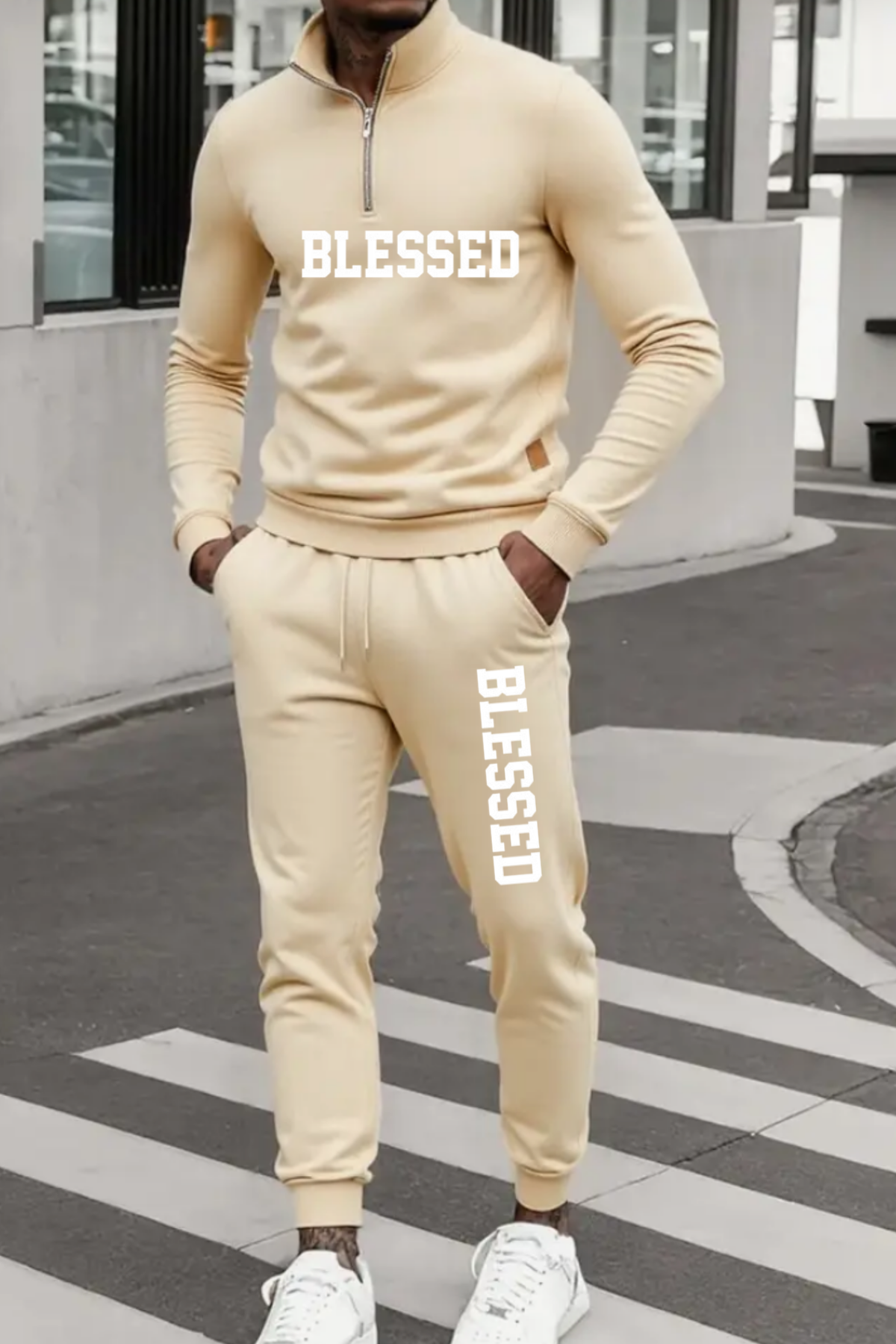 BLESSED MENS ZIPPER JERSEYS