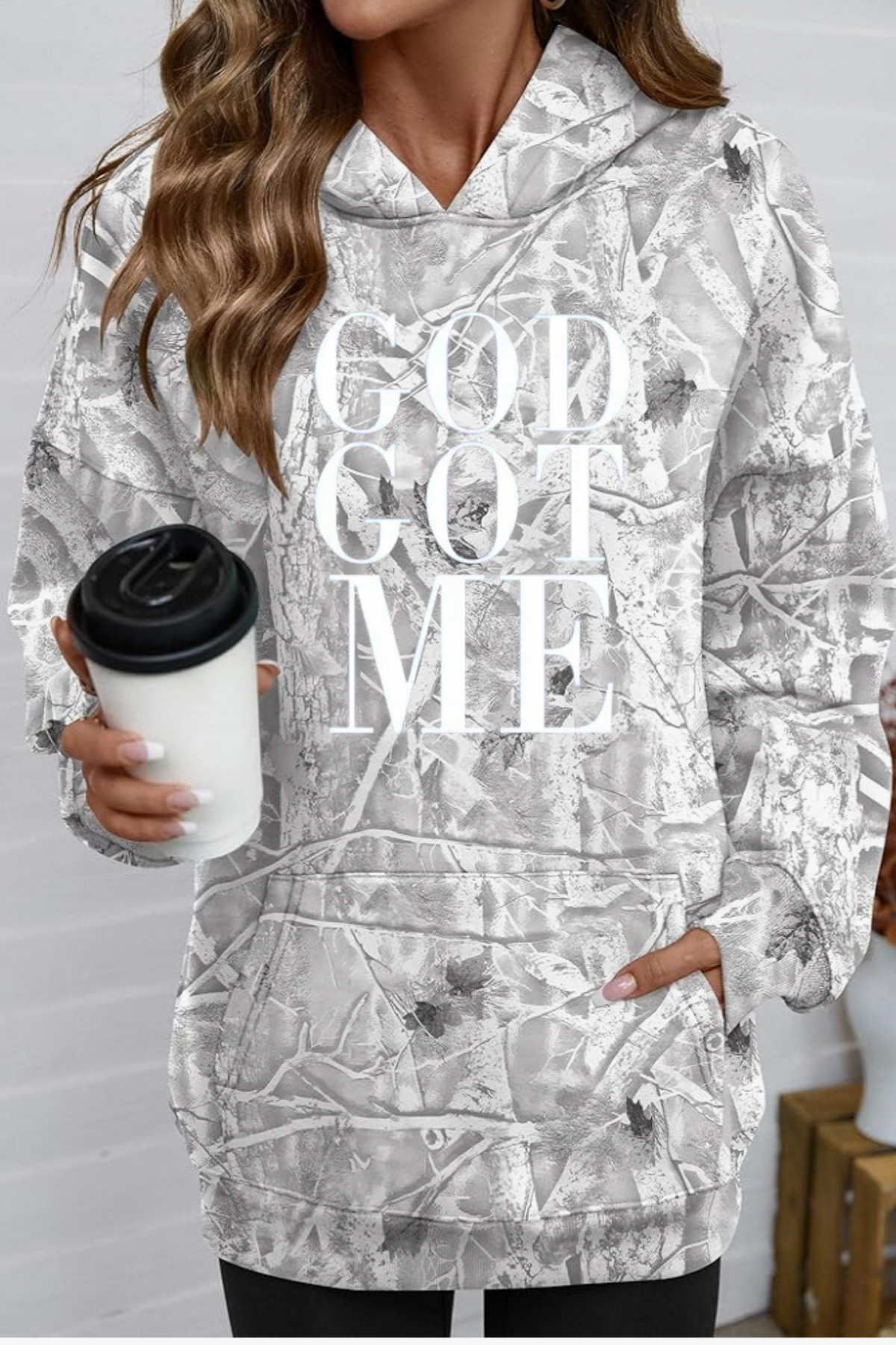 GOD GOT ME CAMO HOODIES