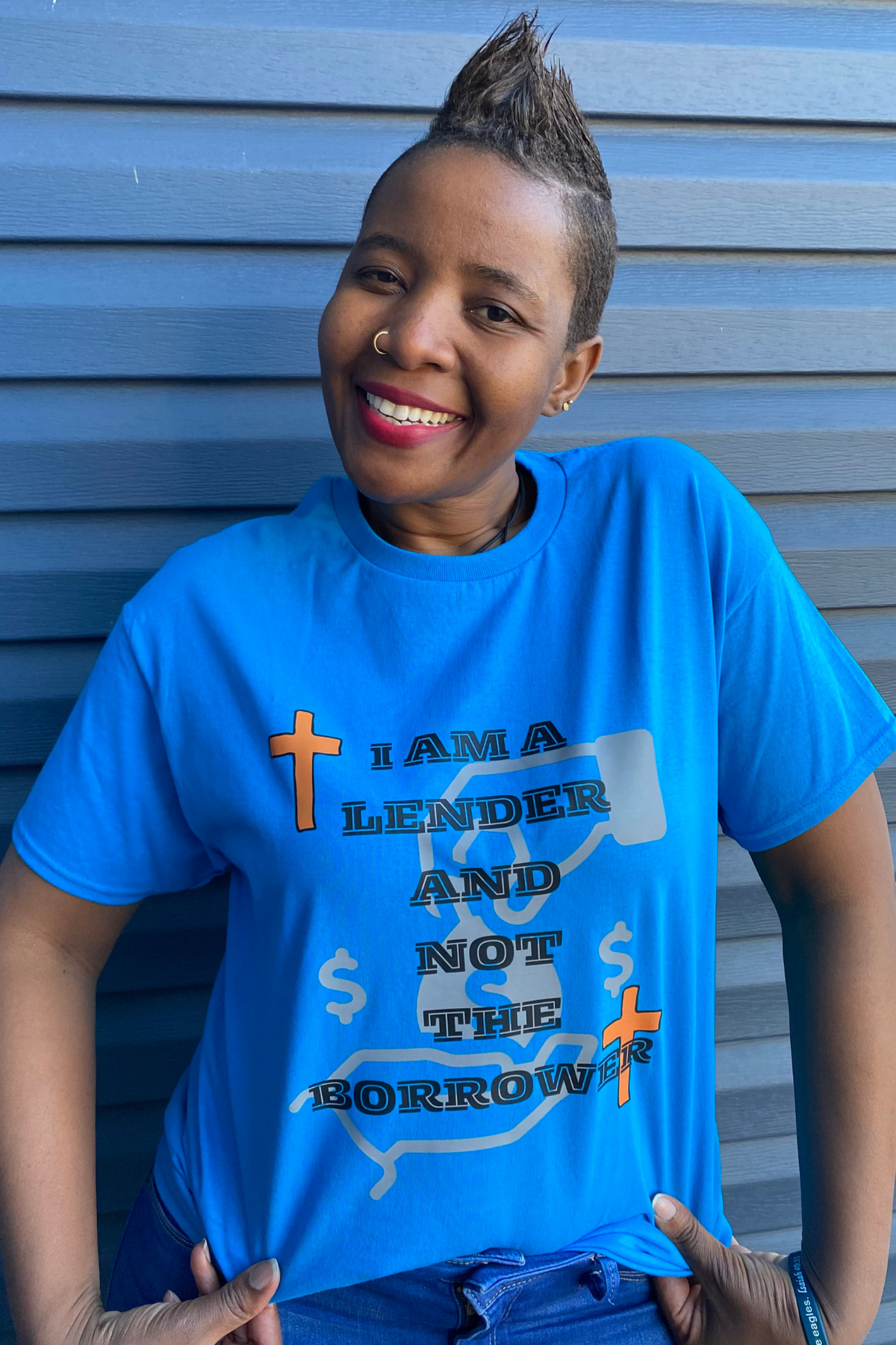 LENDER NOT A BORROWER T-SHIRT