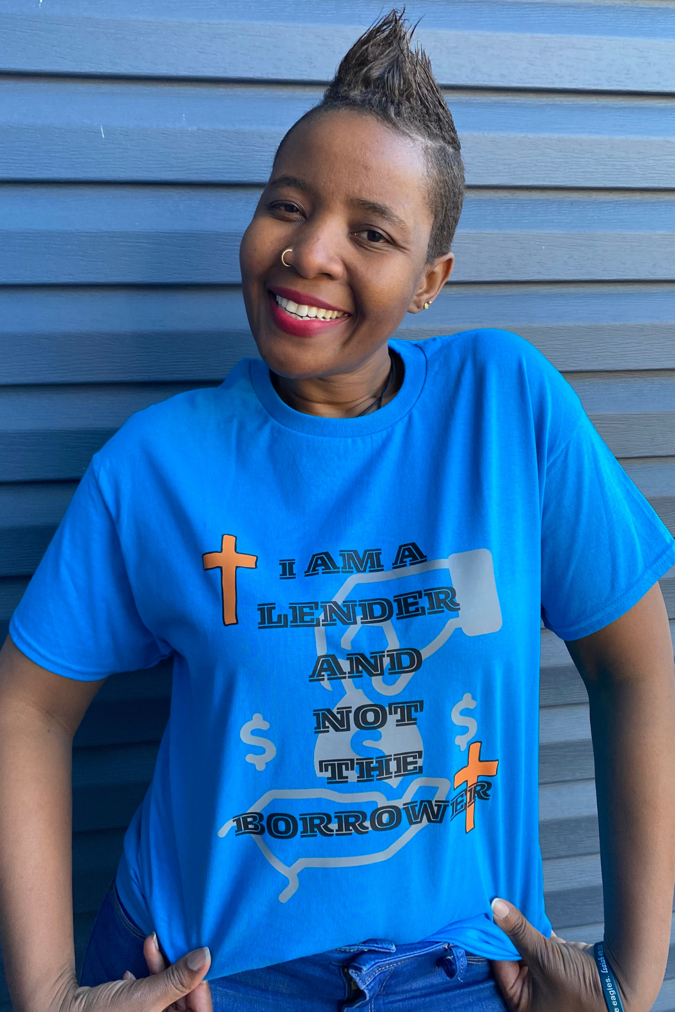 LENDER NOT A BORROWER T-SHIRT