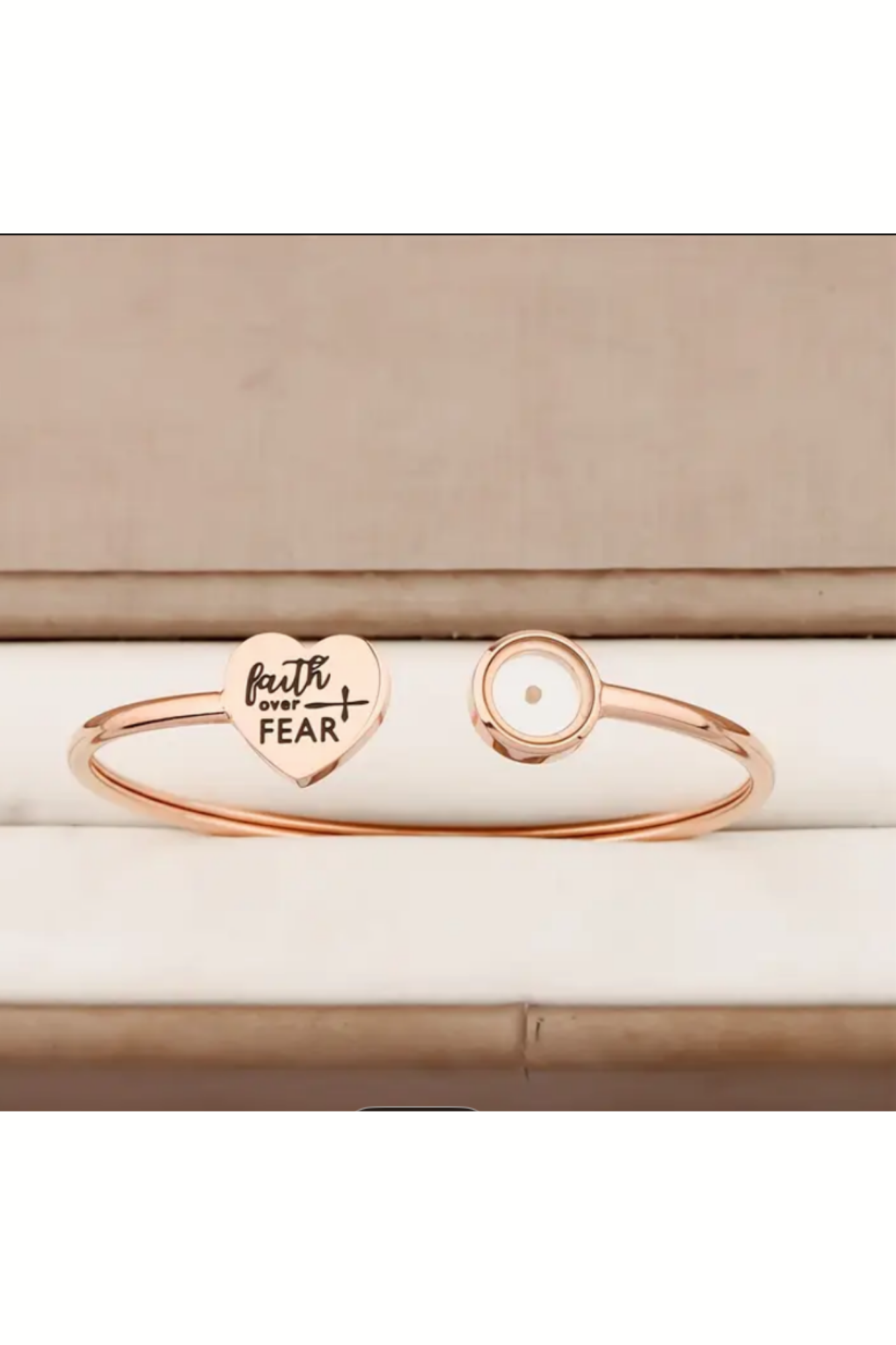 FAITH OVER FEAR BRACELET