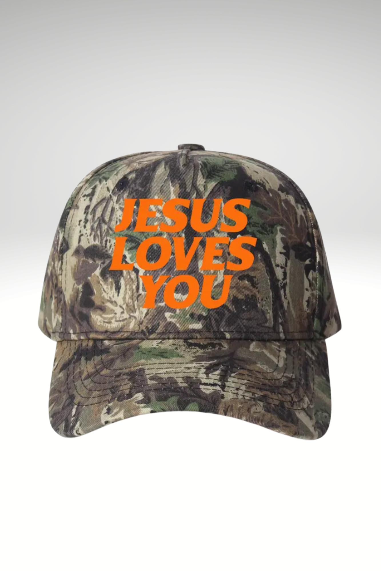 JESUS LOVES YOU CAMO BASEBALL CAP