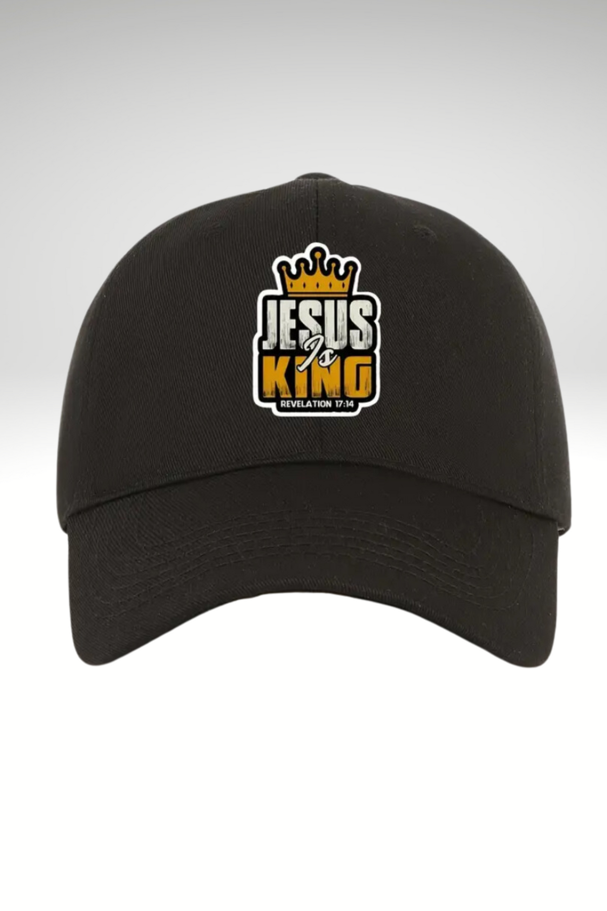 JESUS IS KING BASEBALL HAT