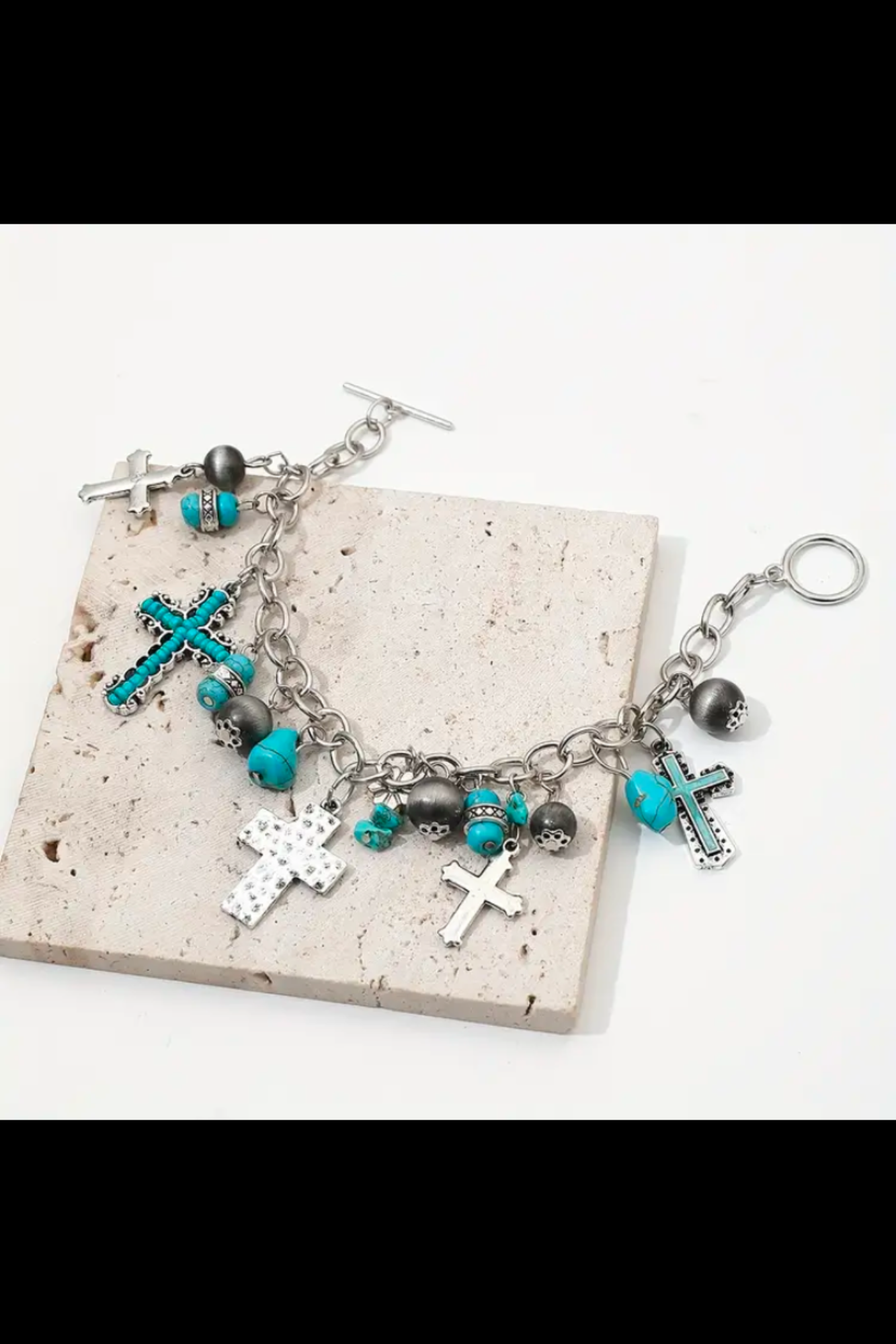 GRACEFUL CROSS BRACELET