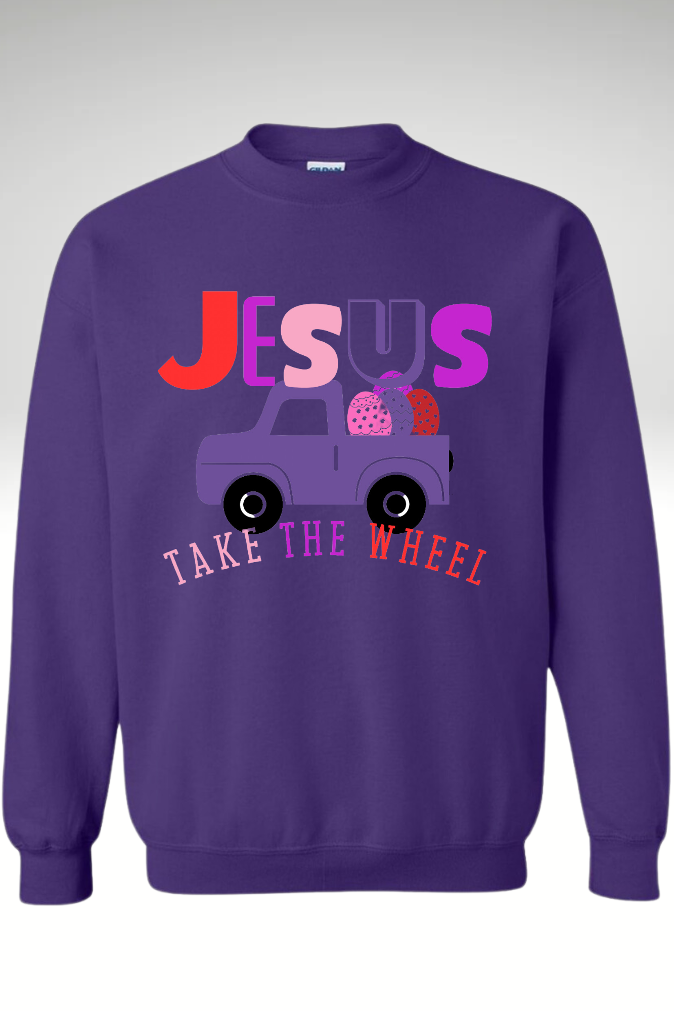 JESUS TAKE THE WHEEL SWEATSHIRTS