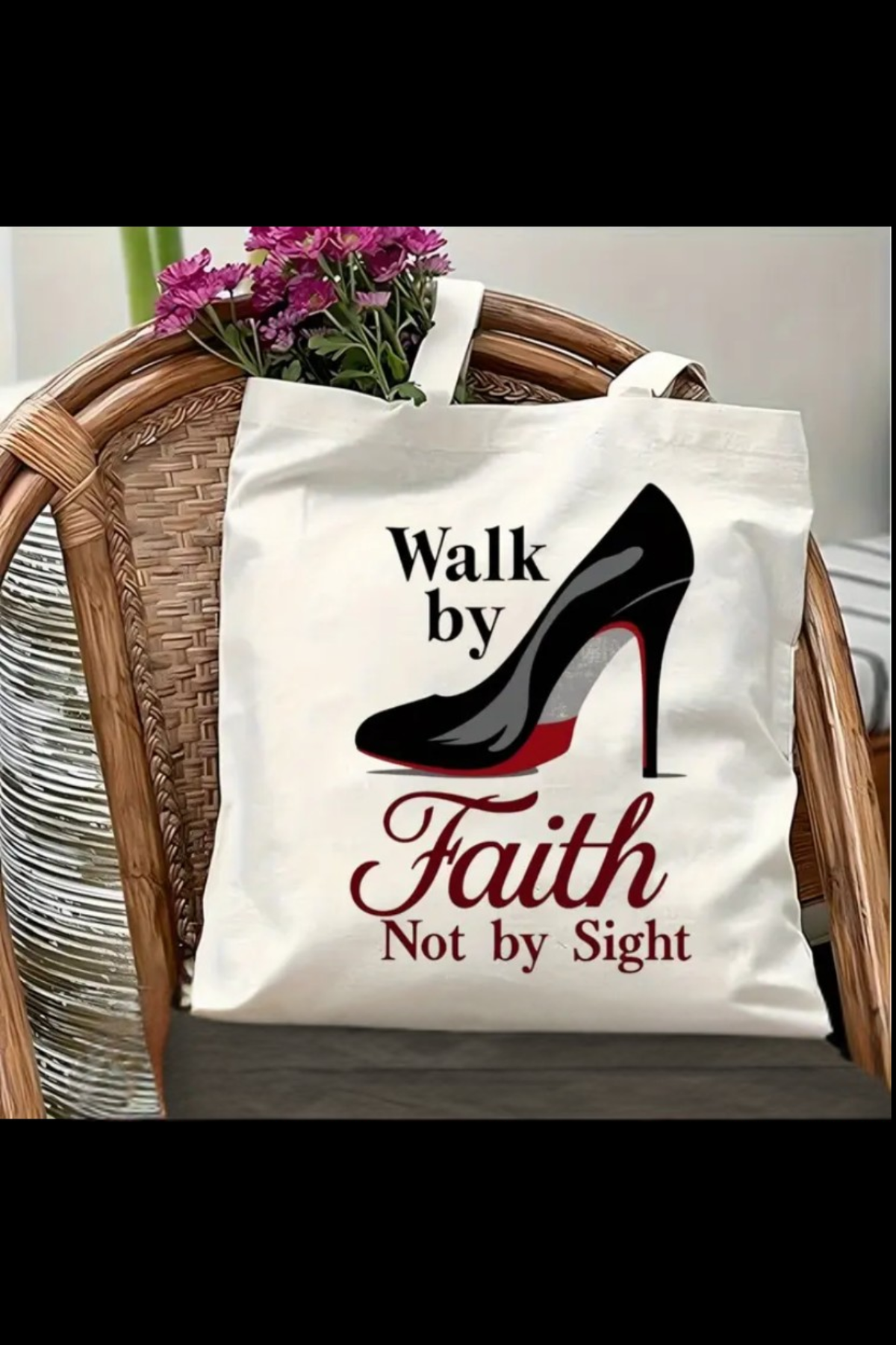 WALK BY FAITH CANVAS BAG