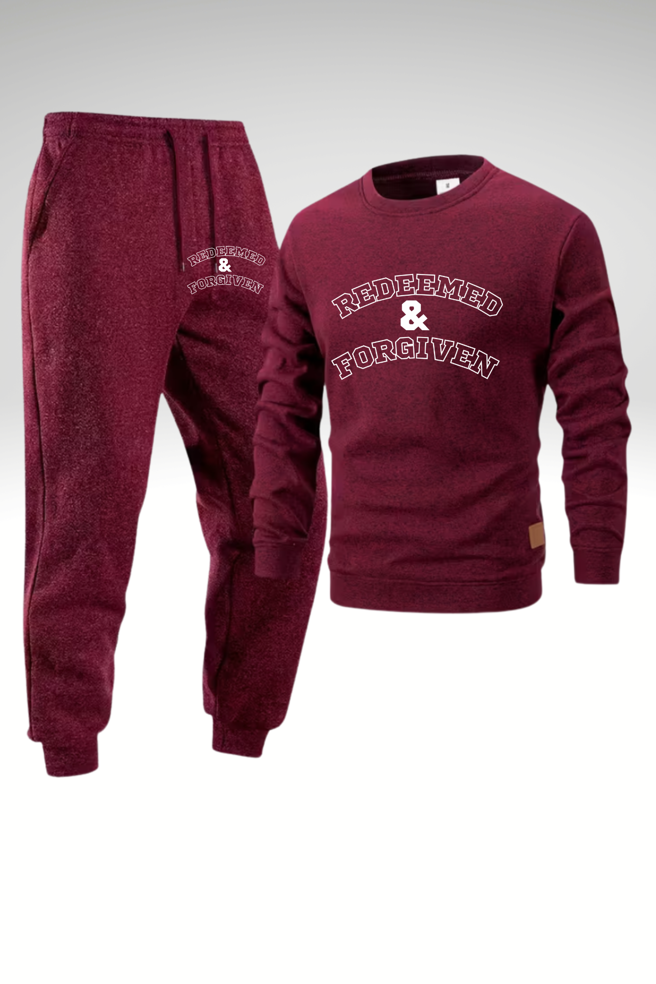 REDEEMED AND FORGIVEN SWEATSHIRT SETS