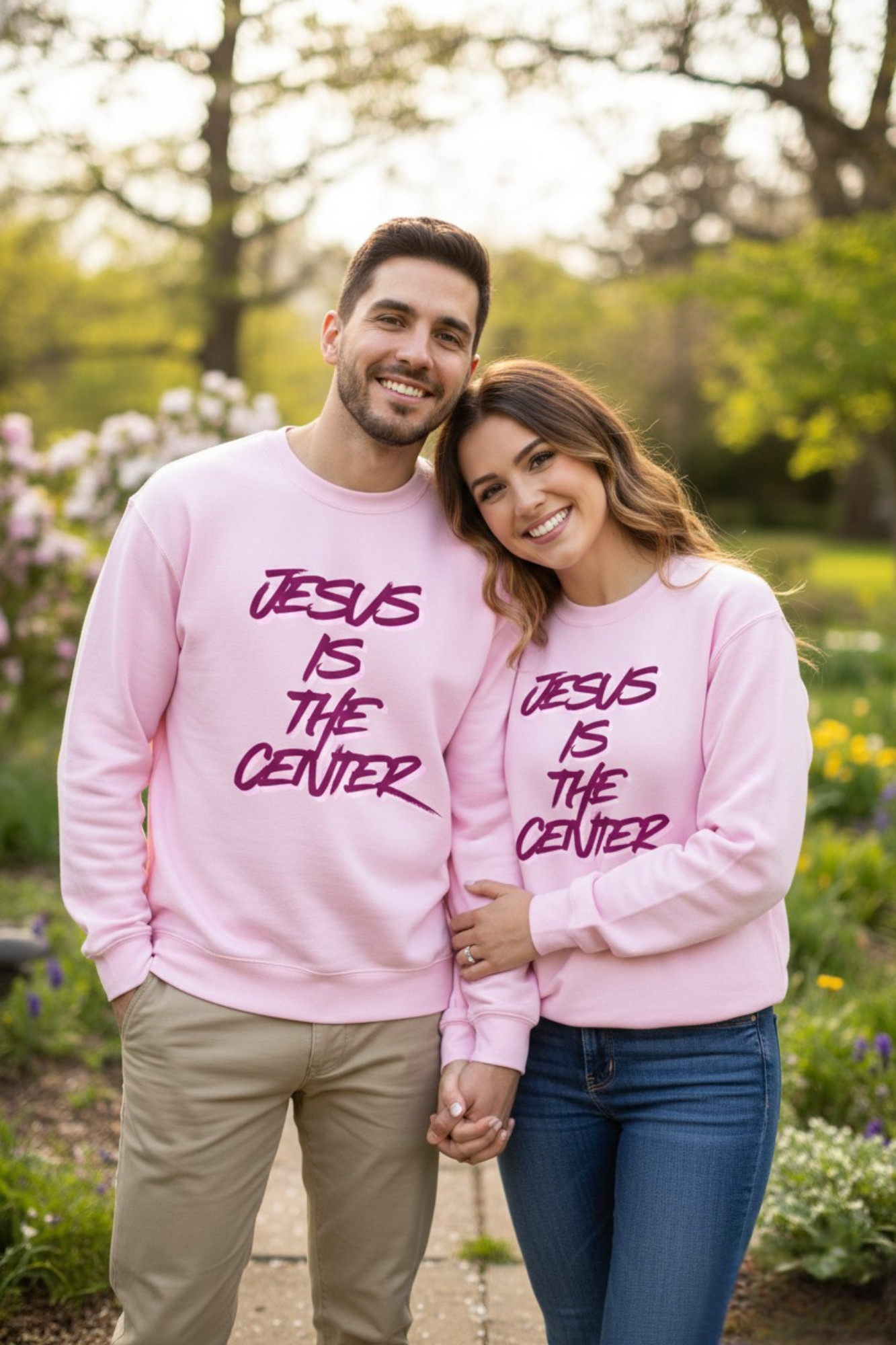 JESUS IS THE CENTER SWEATSHIRTS