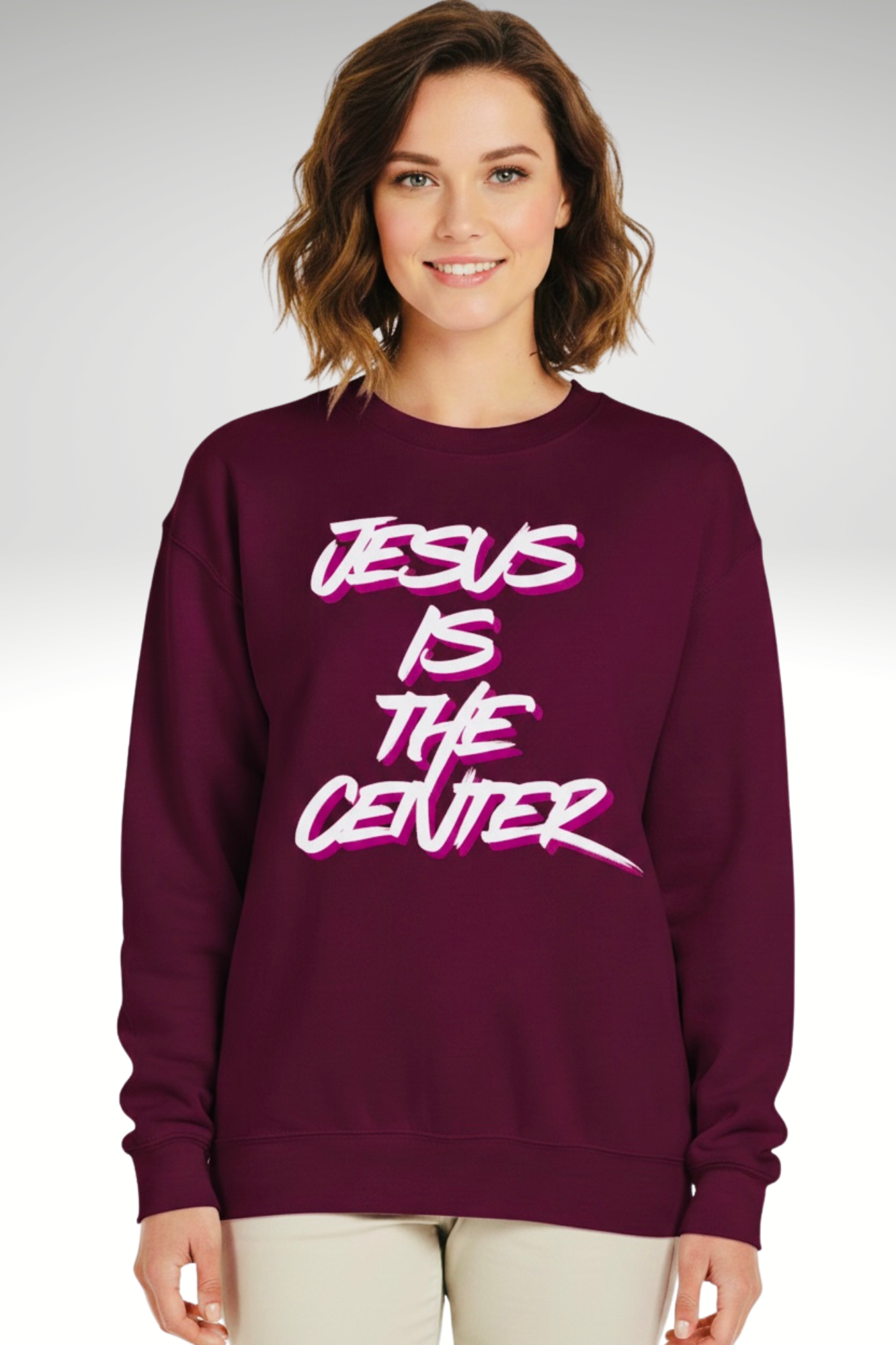 JESUS IS THE CENTER SWEATSHIRTS