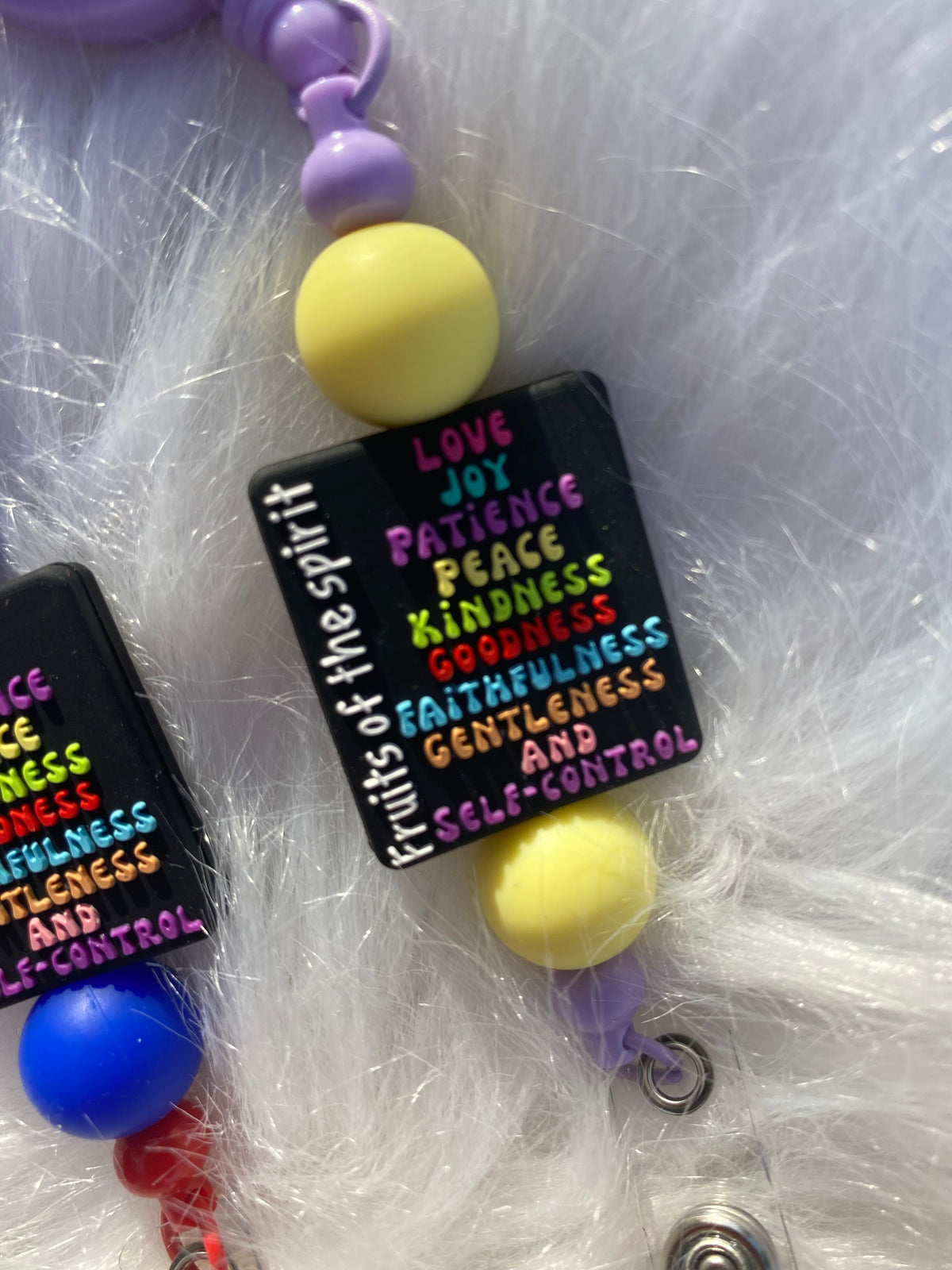 FRUITS OF THE SPIRIT BADGE CLIPS